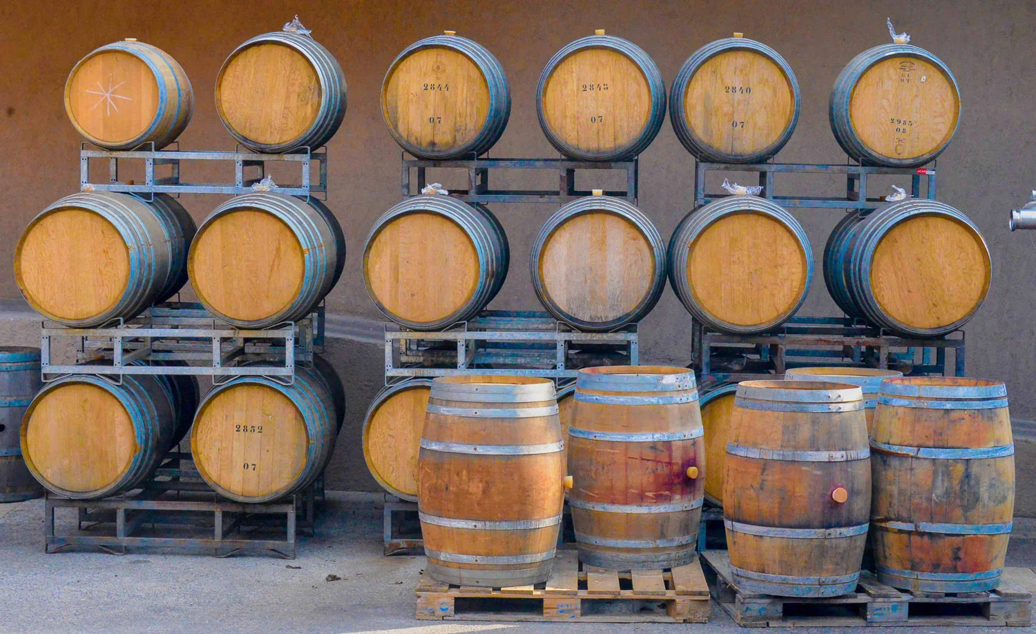 15. Carmenere barrels, Bodegas Re Winery, Casablance Valley, Chile.jpg