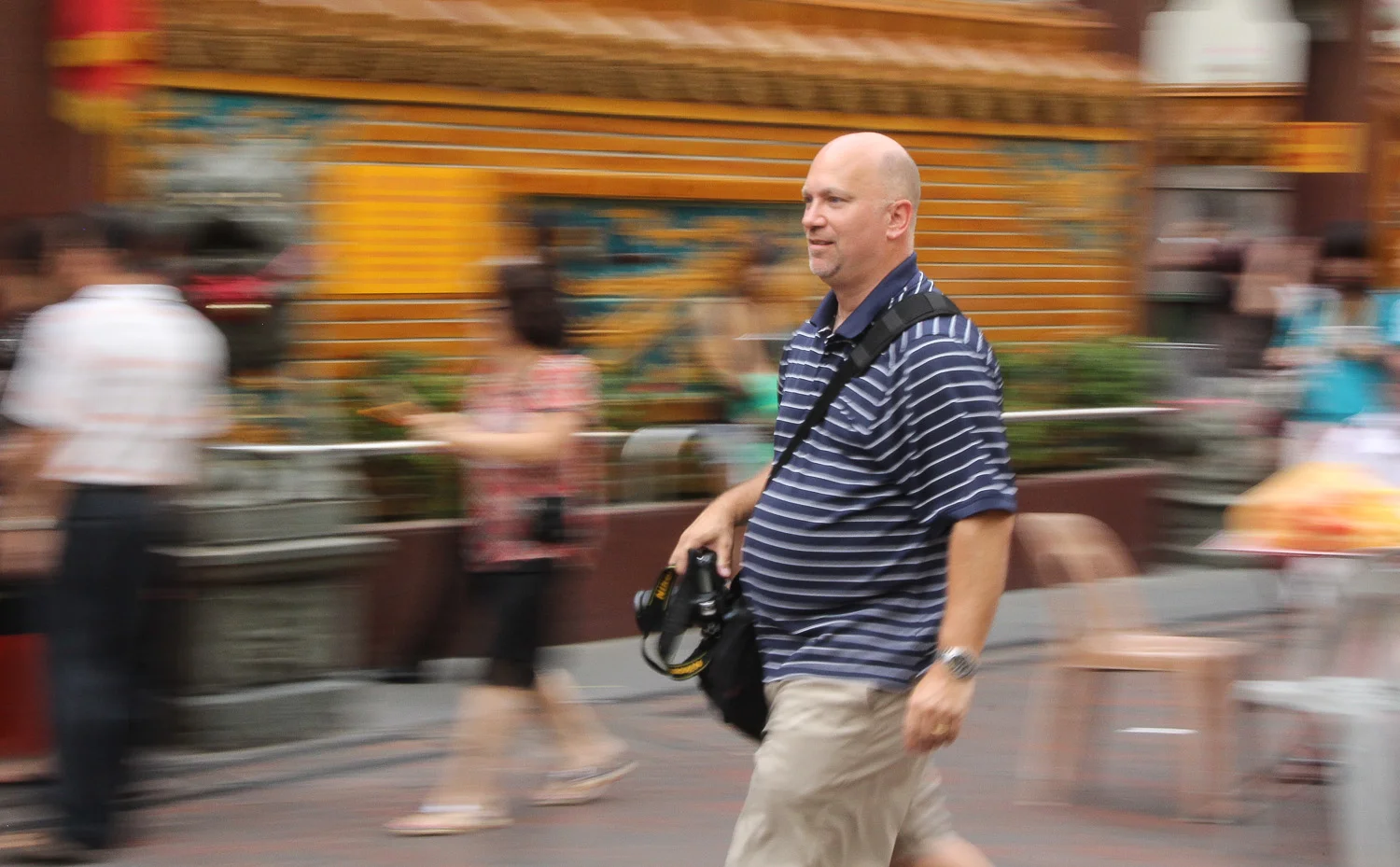 The Foodwalker on the move.