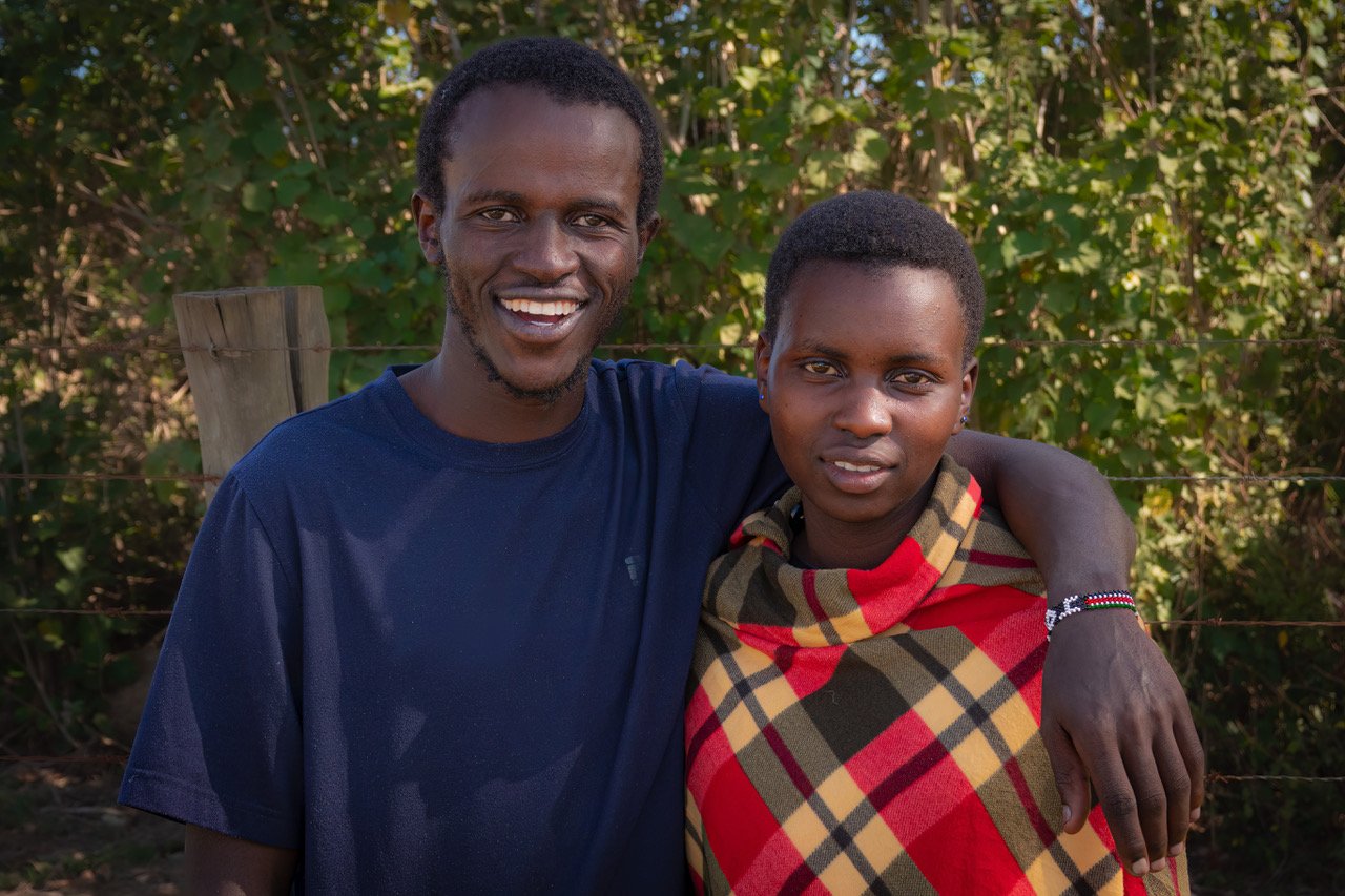 The Macharia children – Joseph and Sarah
