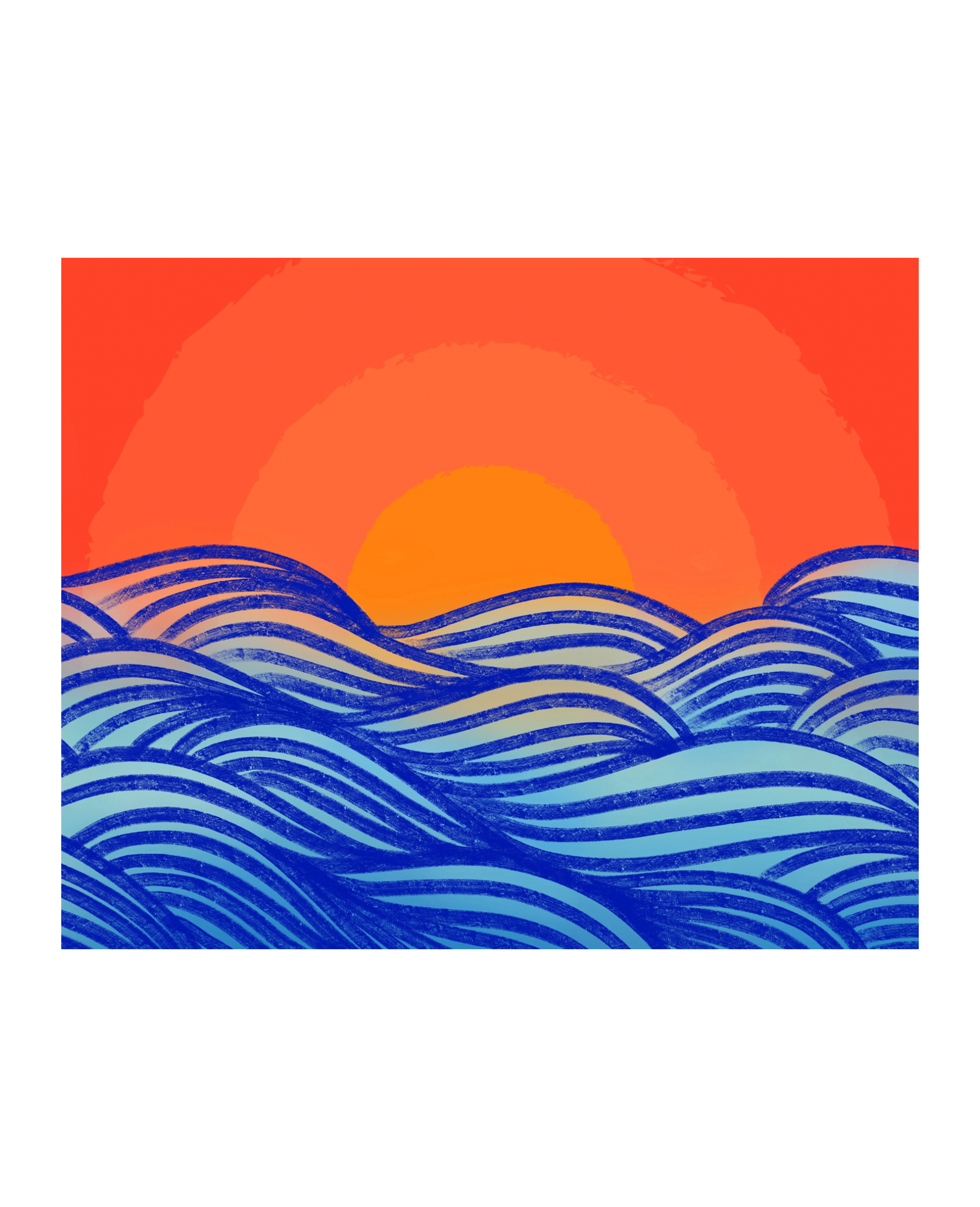 Eternal Sunrise/Sunset 8"x10"