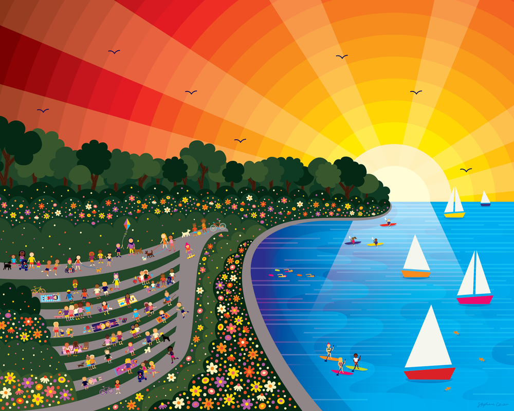 Summer at the Lake — The Lovely Forest