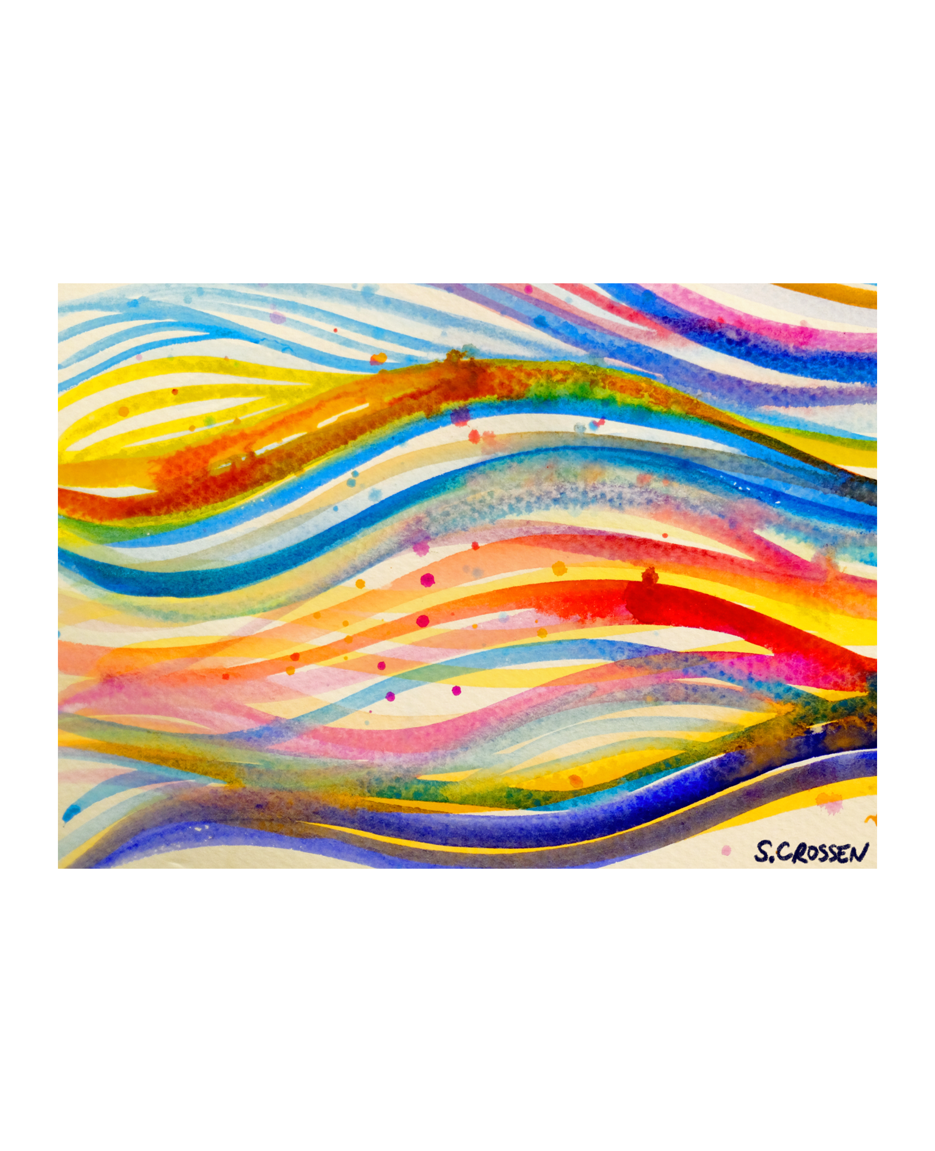 Bright Waves 5"x7"