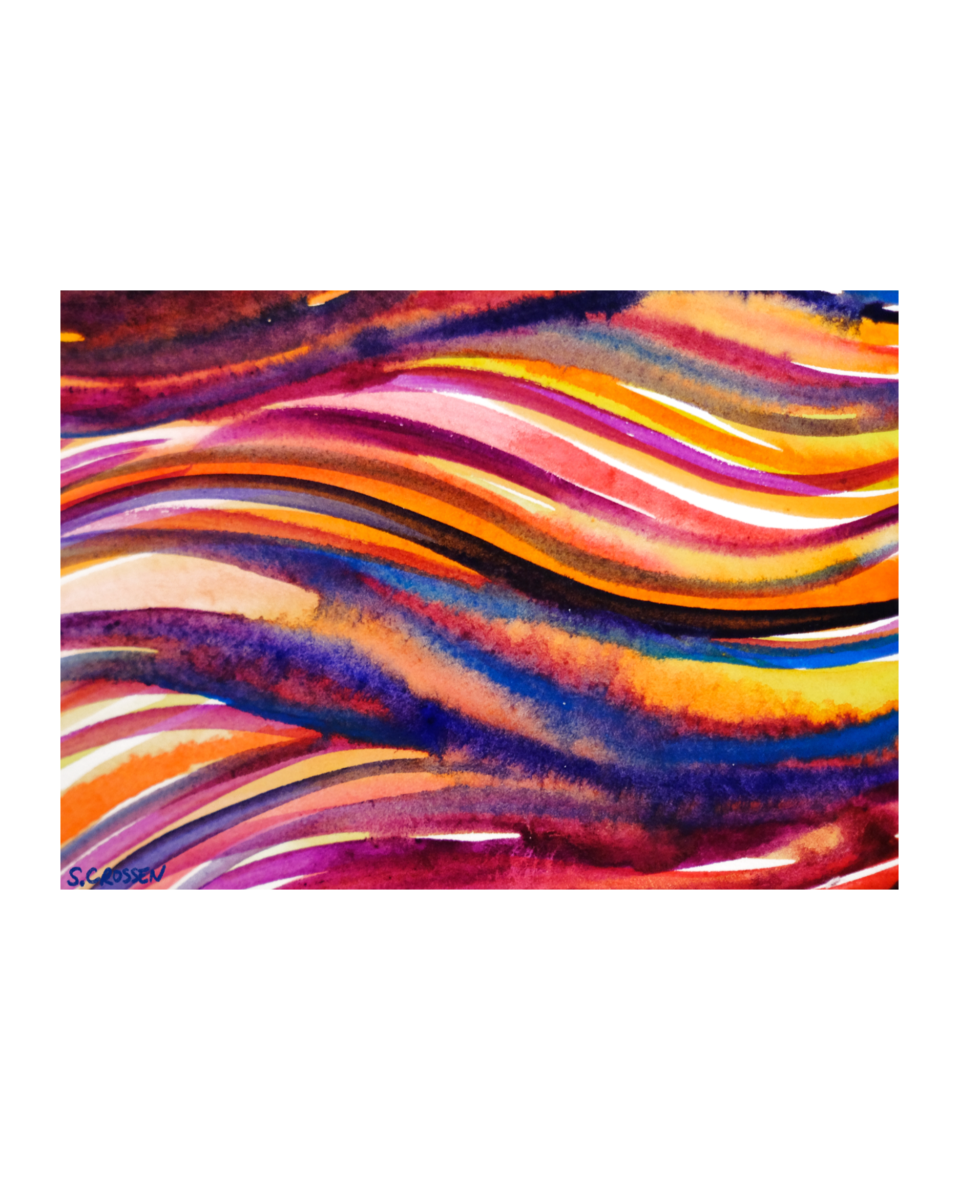 Warm Waves 5"x7"
