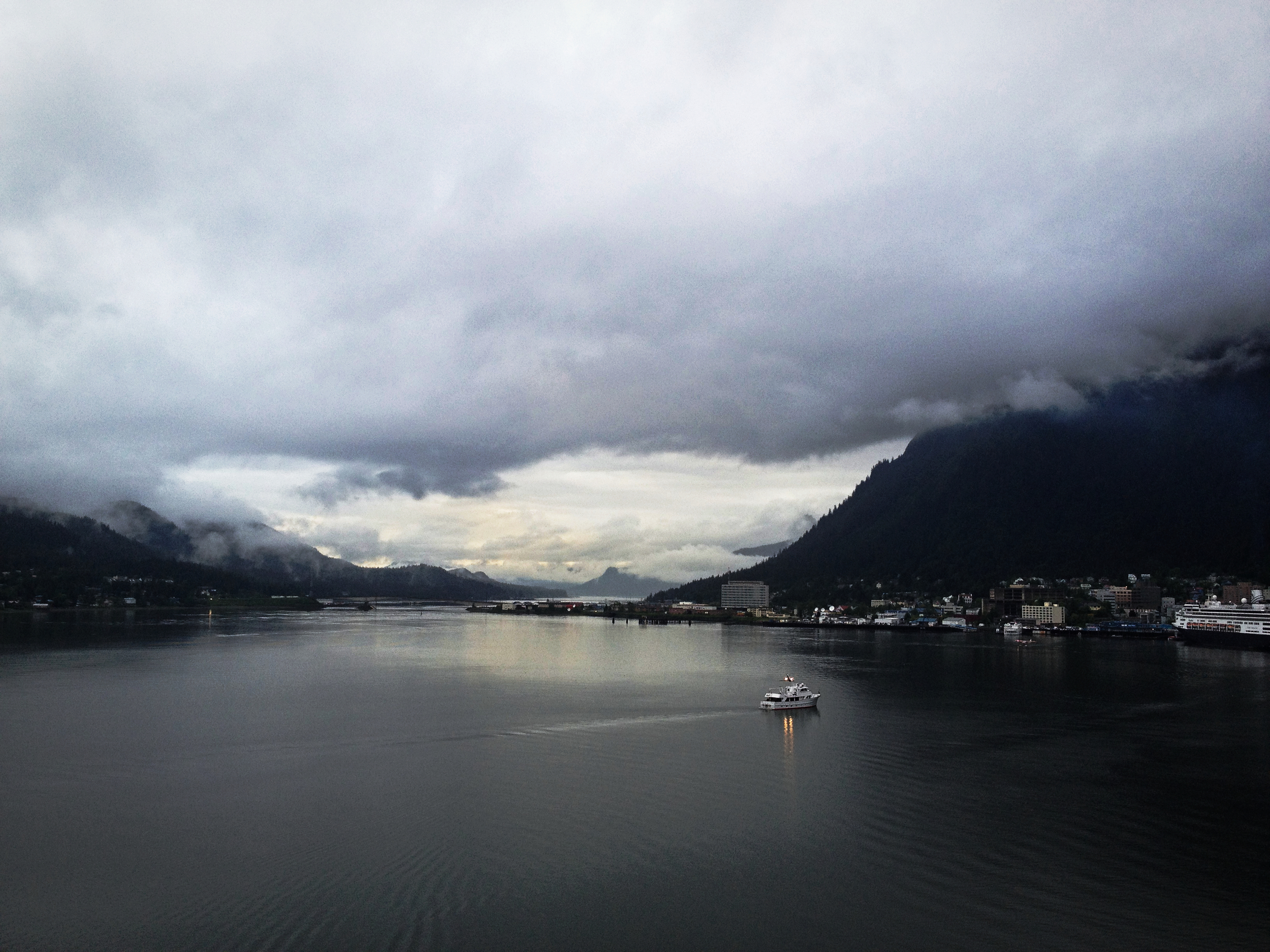 A view of part of the capital city of Juneau, Alaska. Photo: Trey Takahashi