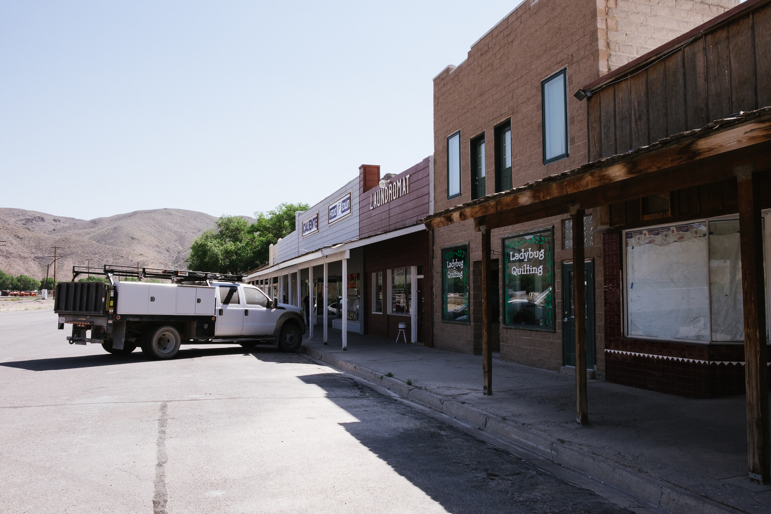 One of the old downtown shopping areas of Caliente