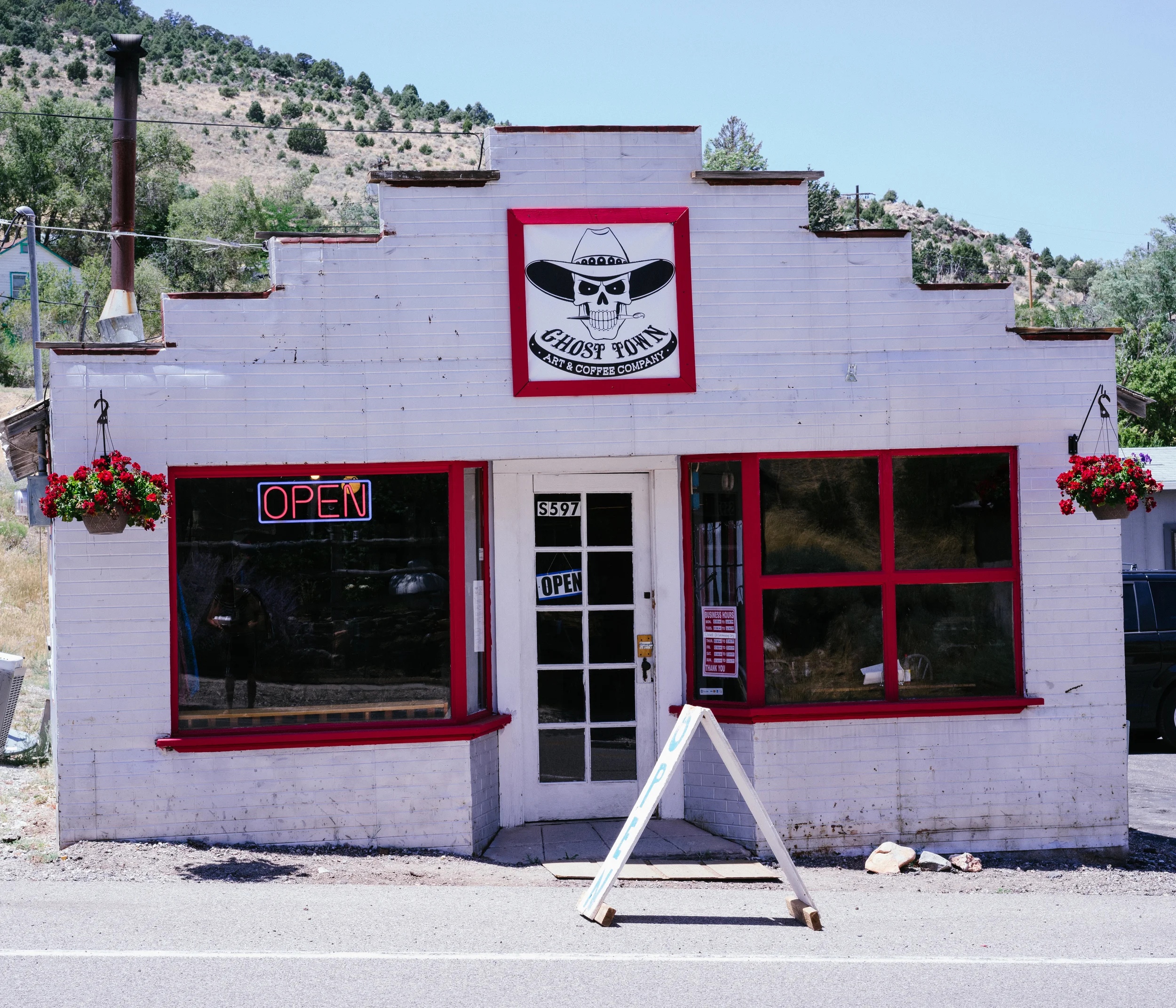 Recently renovated and open for just over a year Ghost Town Art & Coffee Co. is the go-to hub in town.