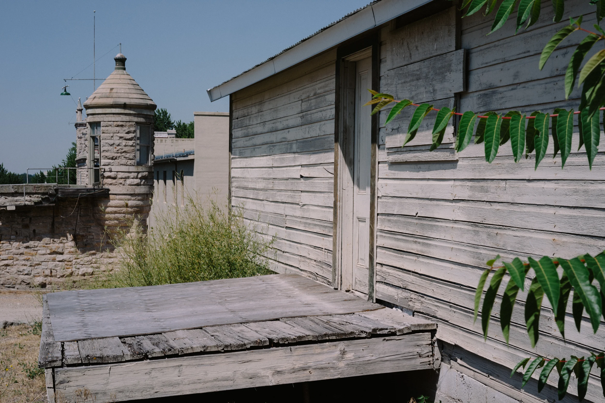And old shed, possibly abandoned built outside of the walls.