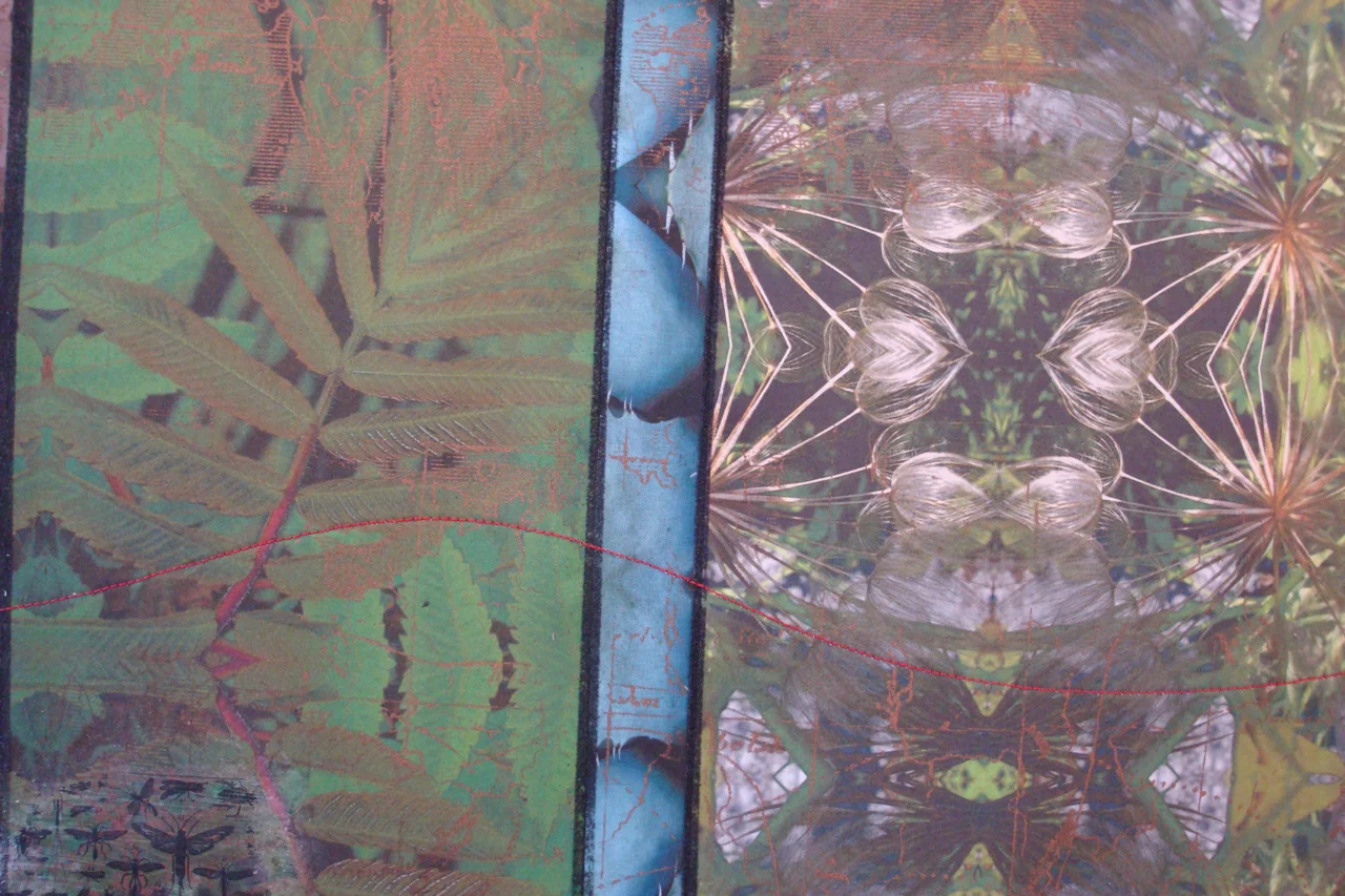 Butterflies/Thistle detail
