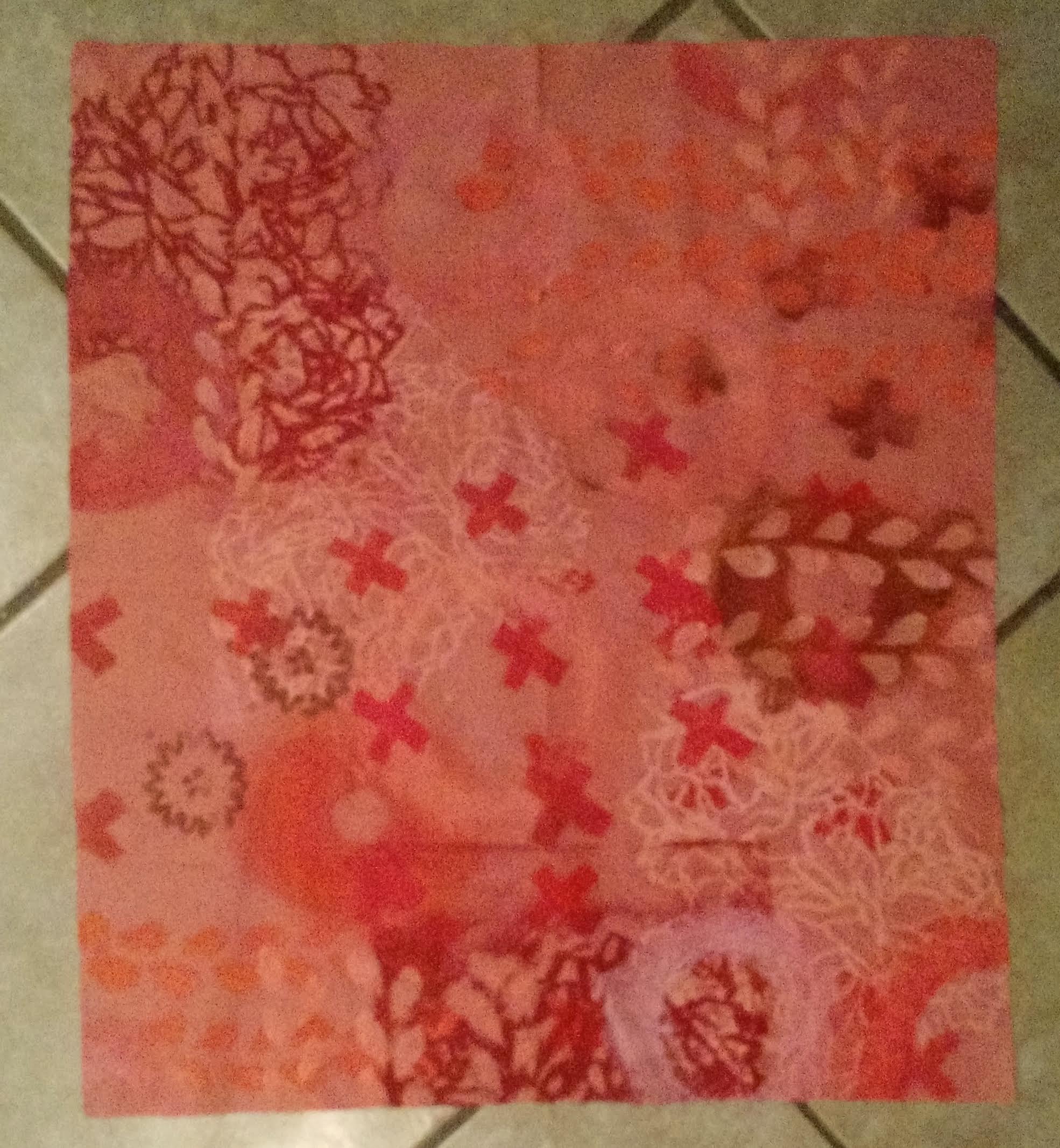 Monochromatic study for red orange.