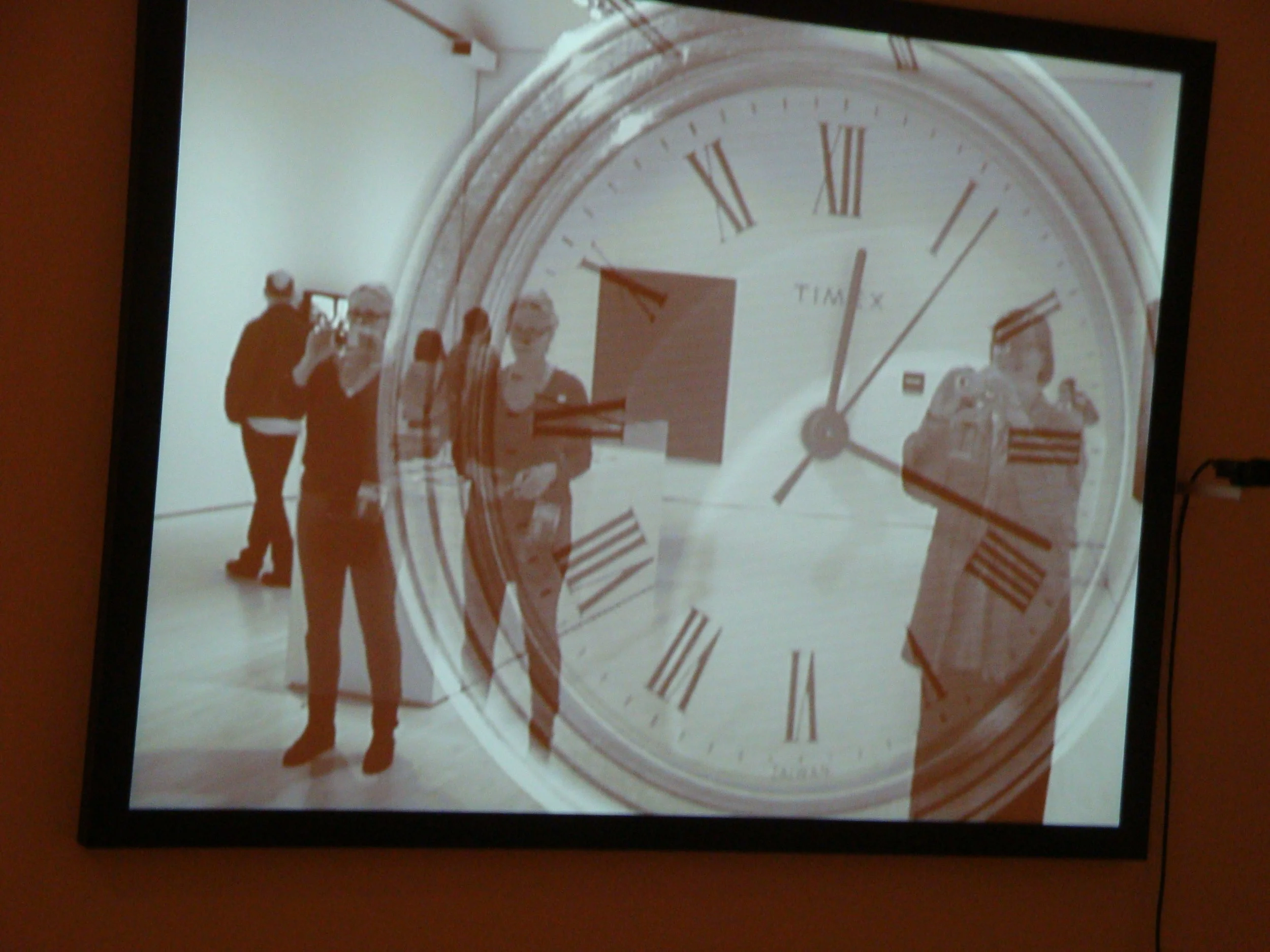 Taken in the san Francisco Museum of Art, this art work surprised, delighted and created some worrisome qualities in between. Which of my images is real? Which is after the fact? What does Time mean and how can we capture it?