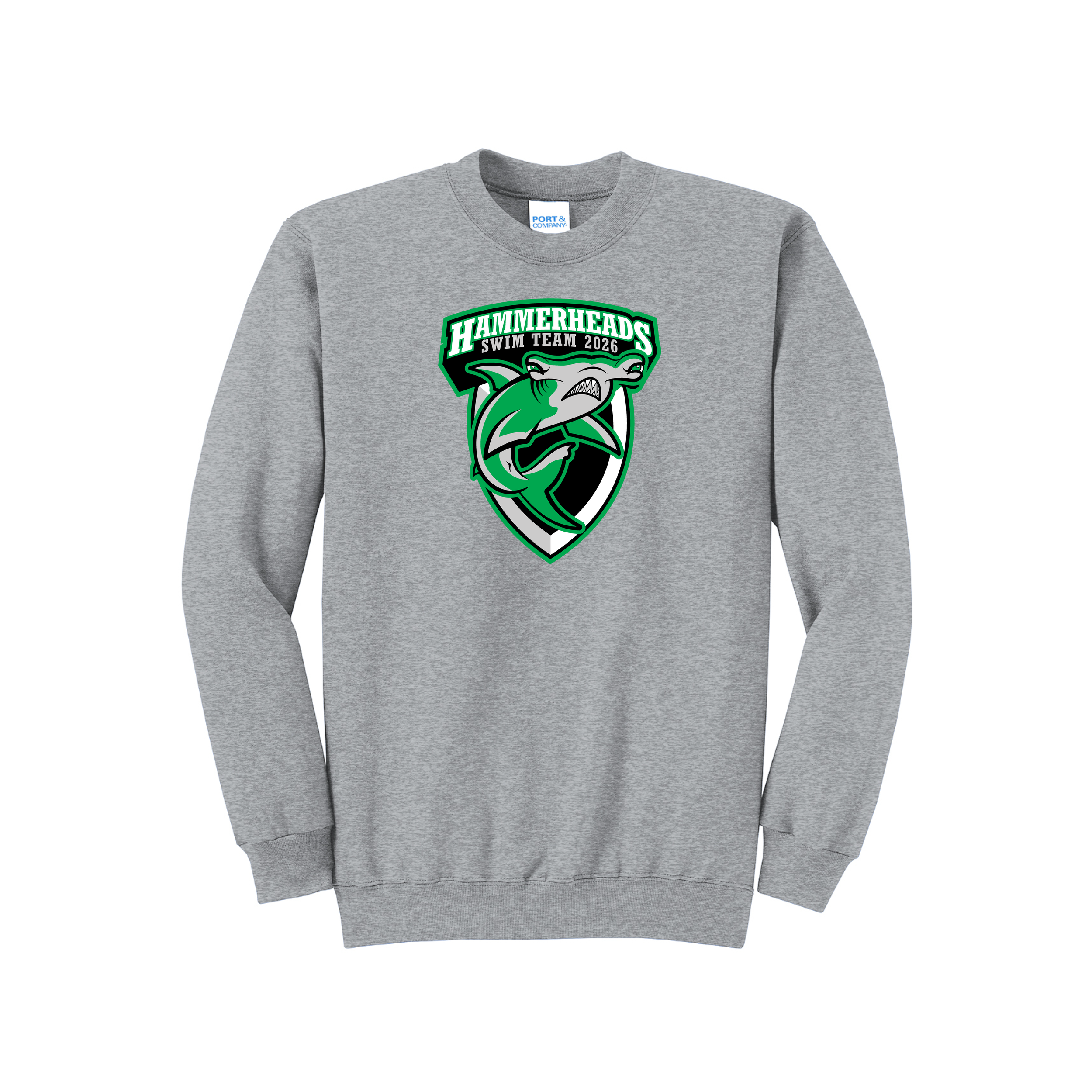 2026 OFFICIAL HAMMERHEAD SWIM TEAM - YOUTH/ADULT SWEATSHIRT