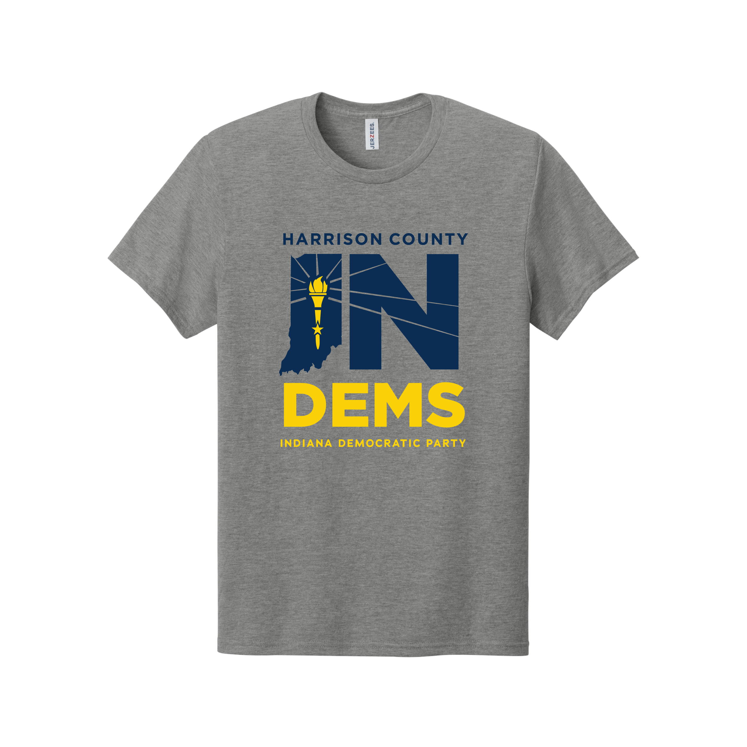 HARRISON COUNTY IN DEMS TEE (OXFORD)