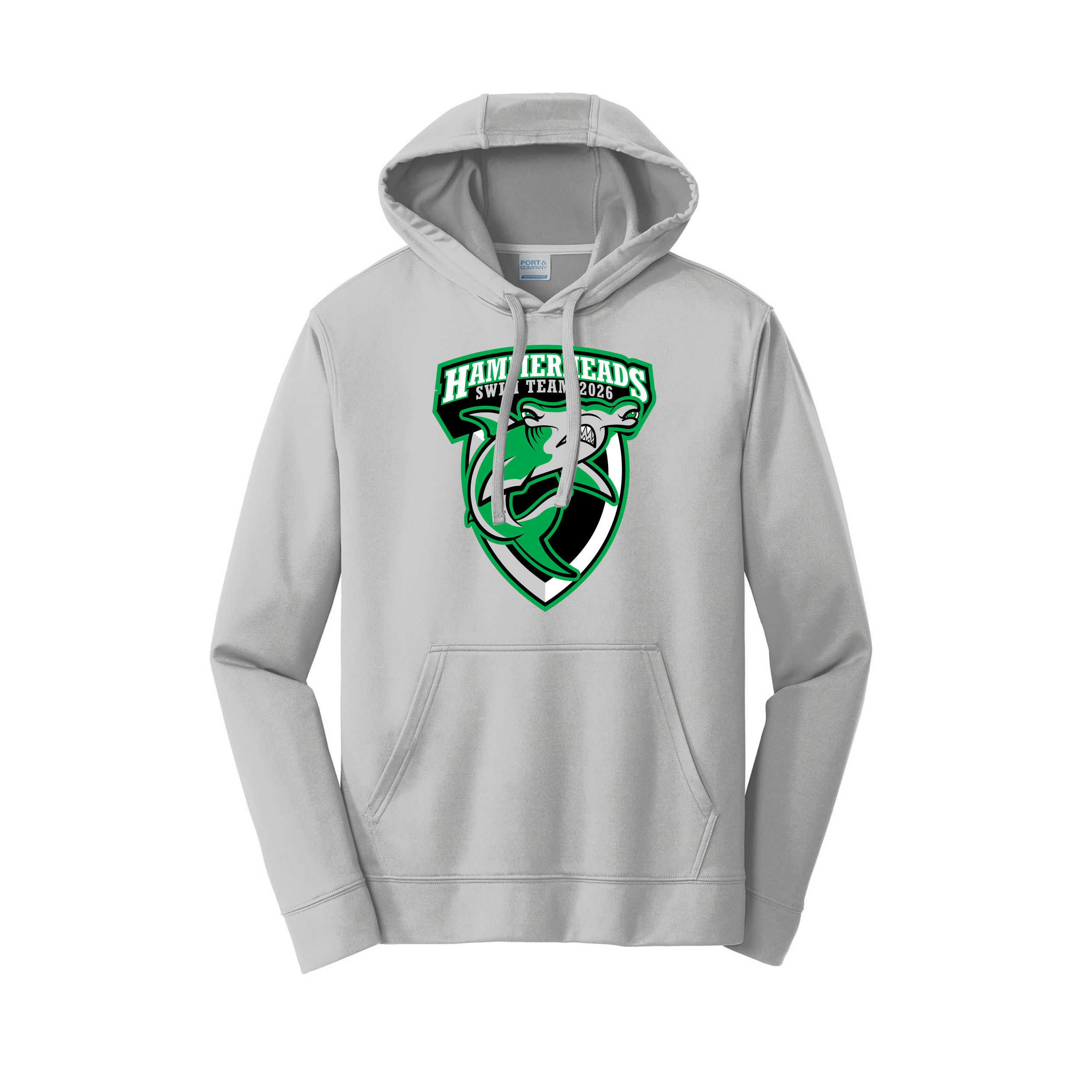 2026 OFFICIAL HAMMERHEAD SWIM TEAM - YOUTH/ADULT PERFORMANCE HOODIE