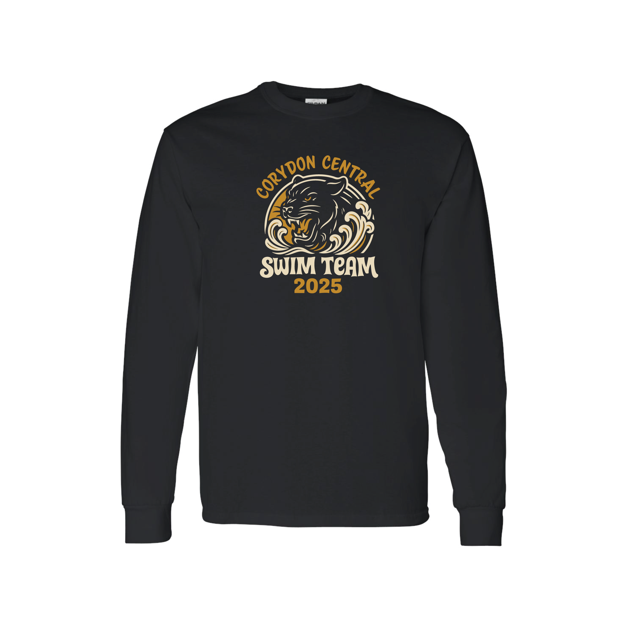 CC PANTHERS SWIM 2025 - LONG SLEEVE T-SHIRT
