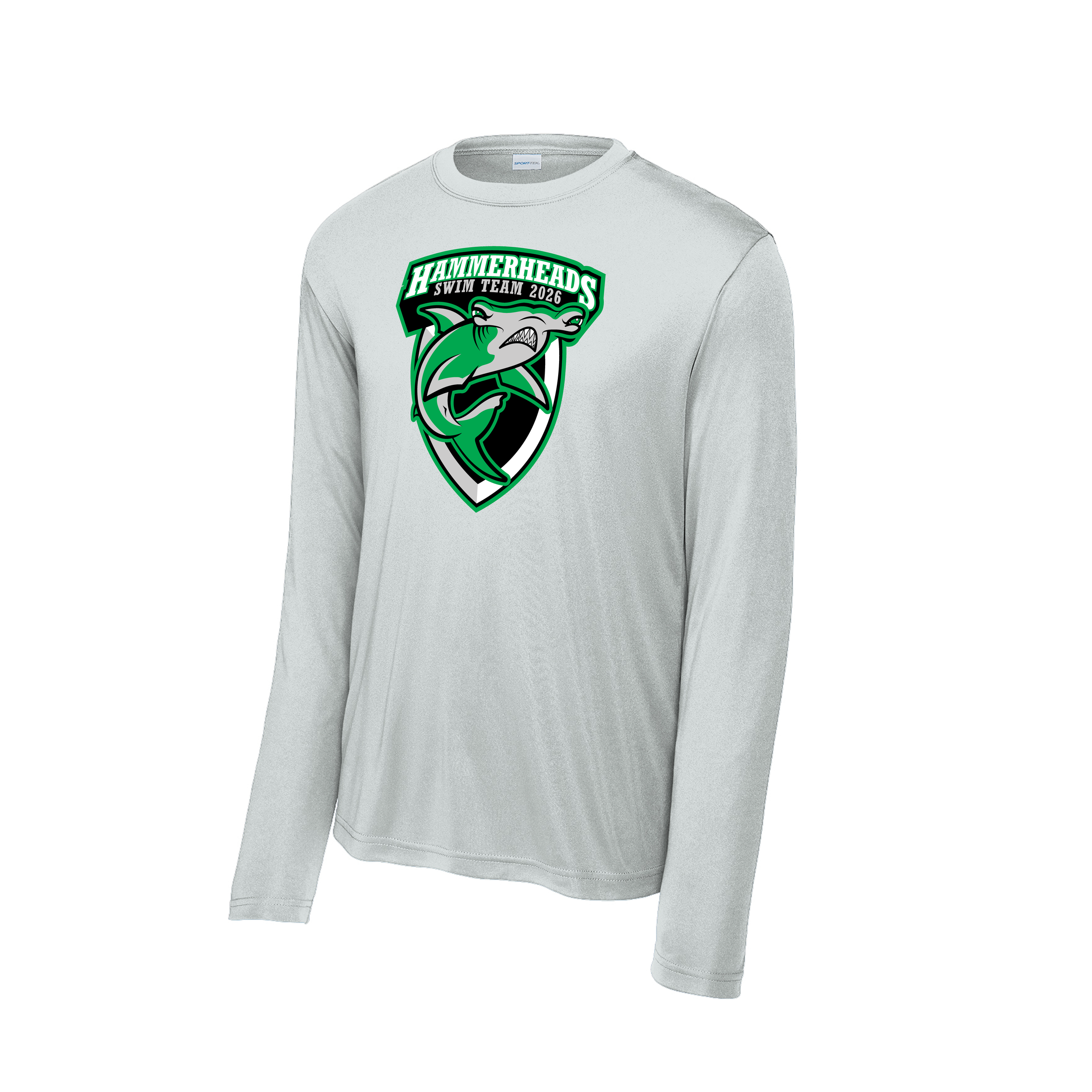 2026 OFFICIAL HAMMERHEAD SWIM TEAM - YOUTH/ADULT PERFORMANCE LONG SLEEVE T-SHIRT