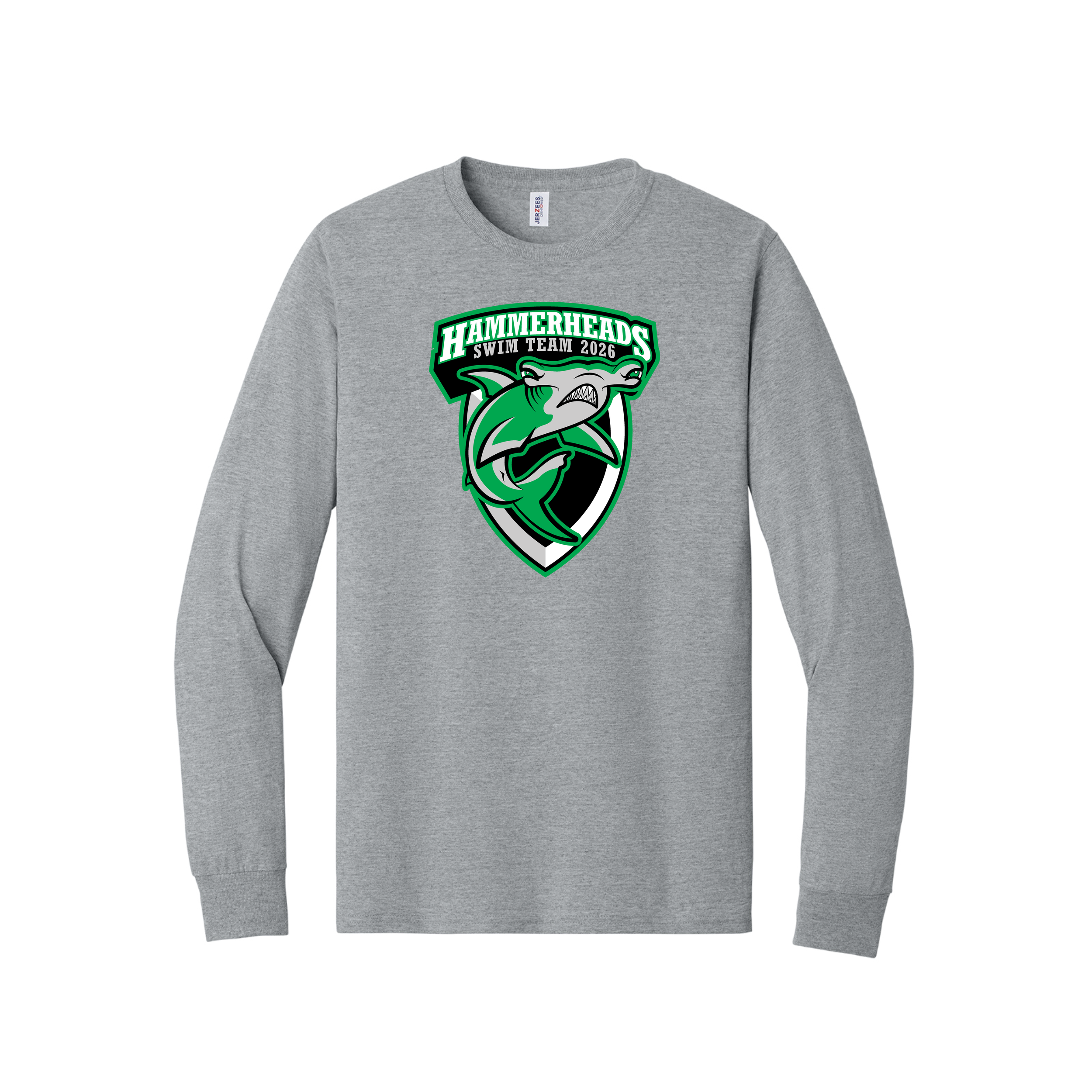 2026 OFFICIAL HAMMERHEAD SWIM TEAM - YOUTH/ADULT LONG SLEEVE T-SHIRT