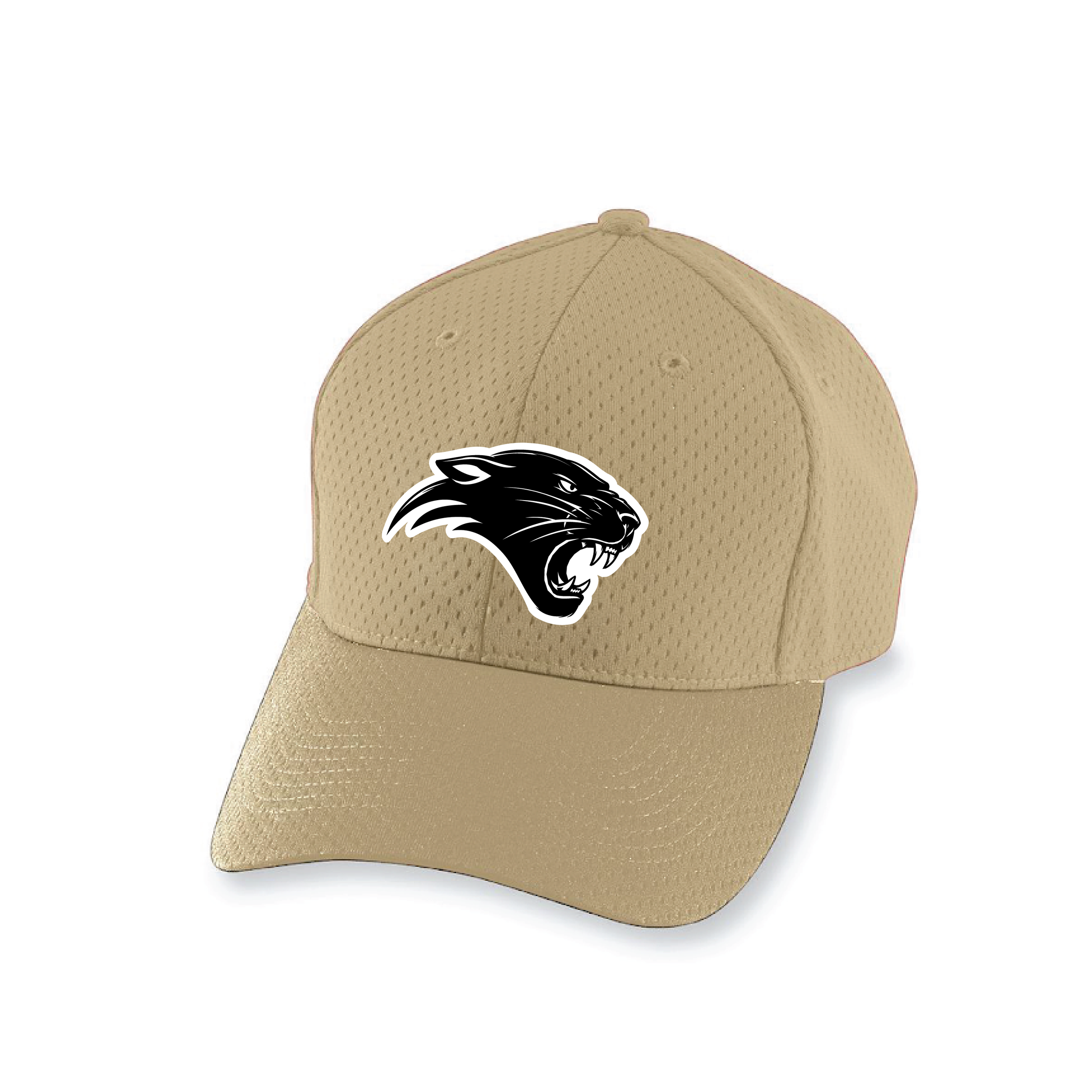EMBROIDERED PANTHER ATHLETIC MESH CAP