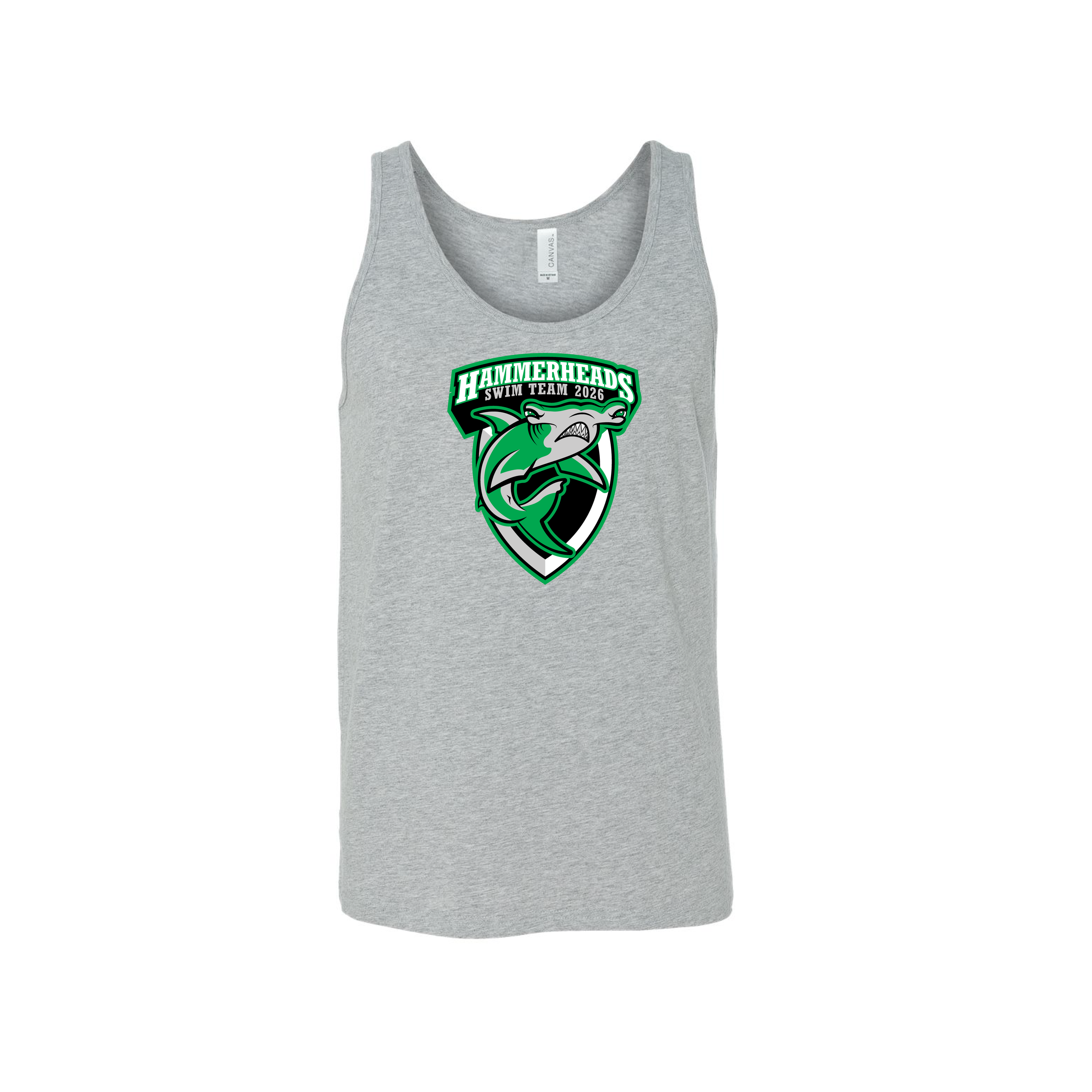 2026 OFFICIAL HAMMERHEAD SWIM TEAM - ADULT COTTON TANK
