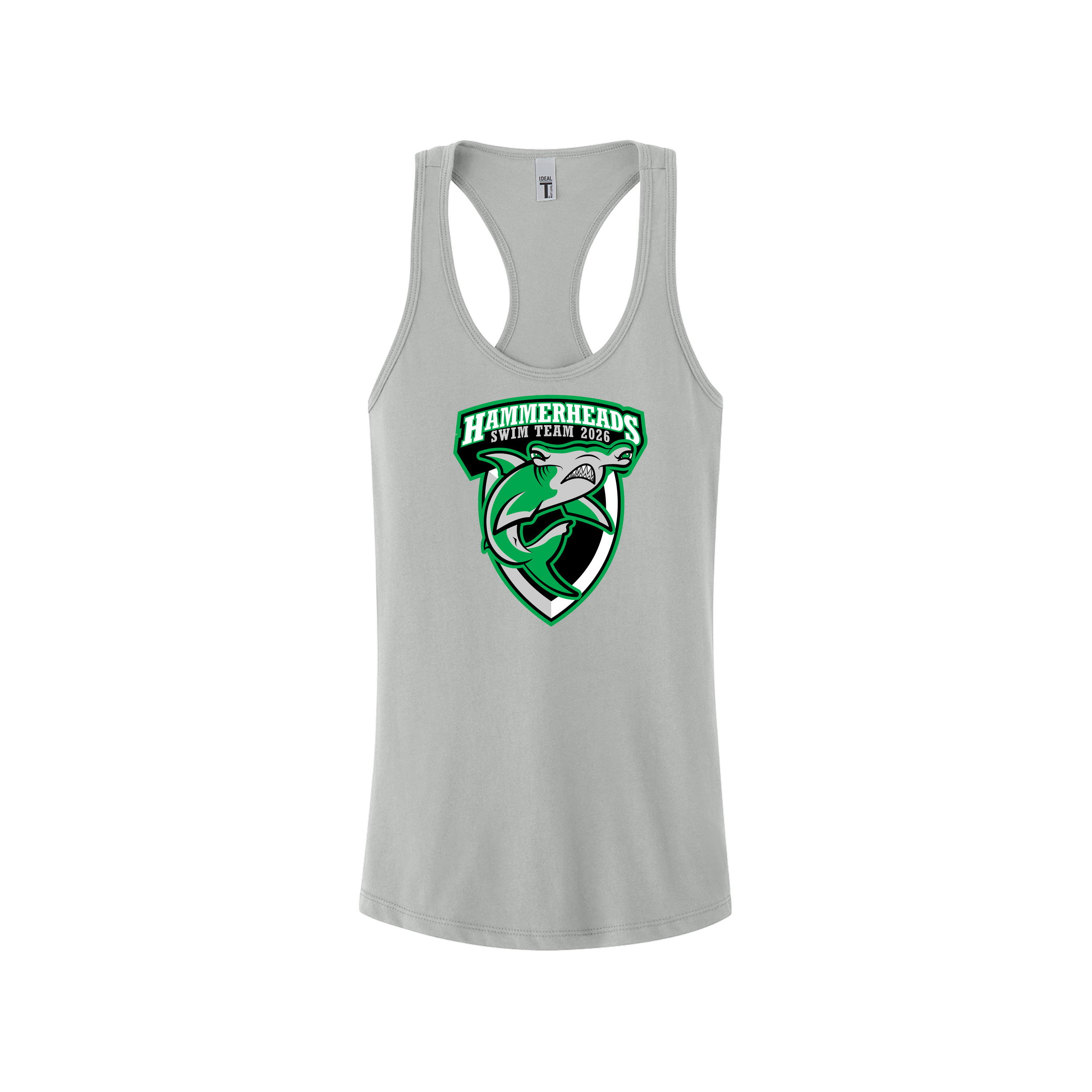 2026 OFFICIAL HAMMERHEAD SWIM TEAM - LADIES' IDEAL RACERBACK TANK