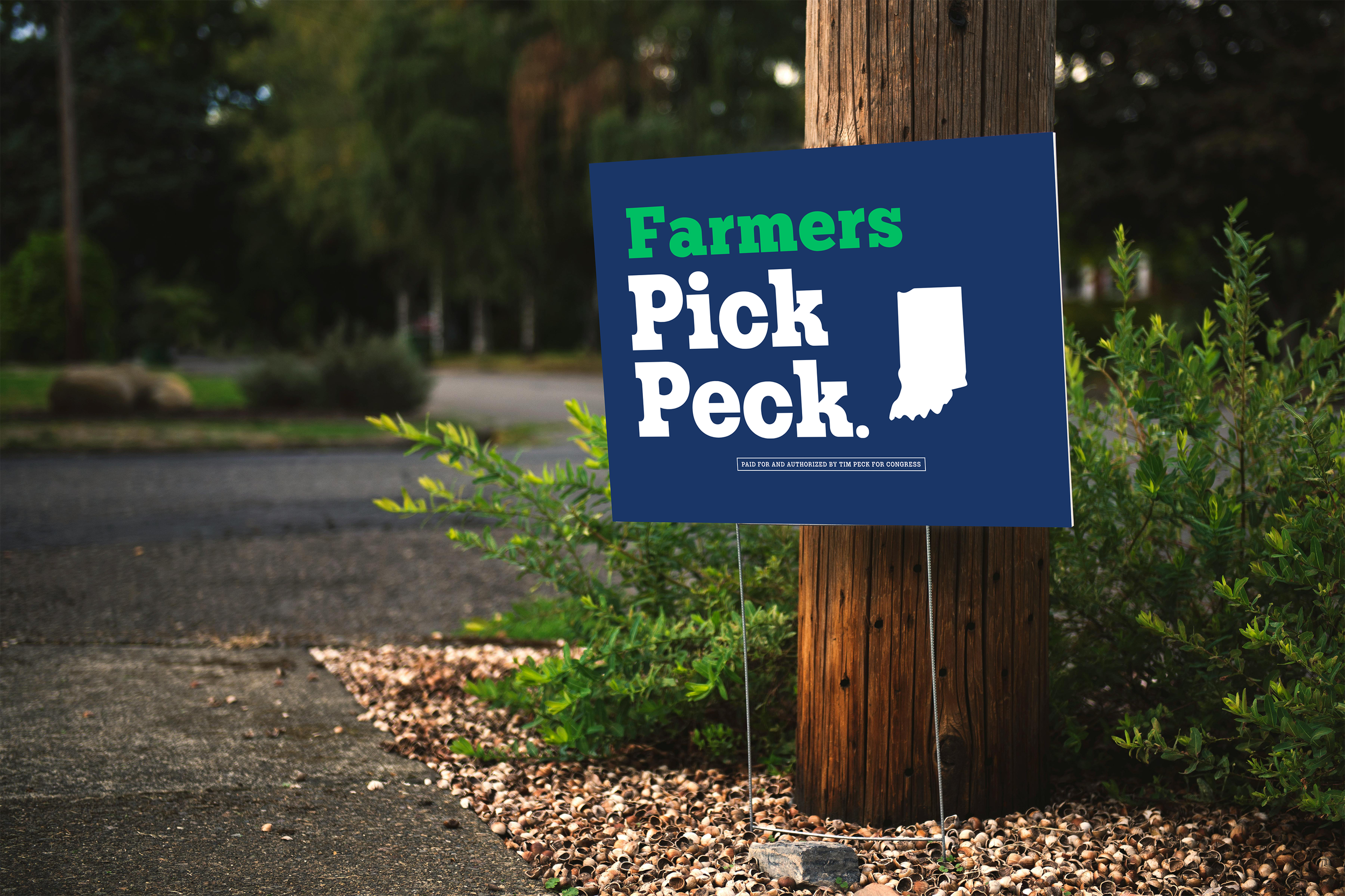 FARMER FOR PECK - STANDARD YARD SIGN