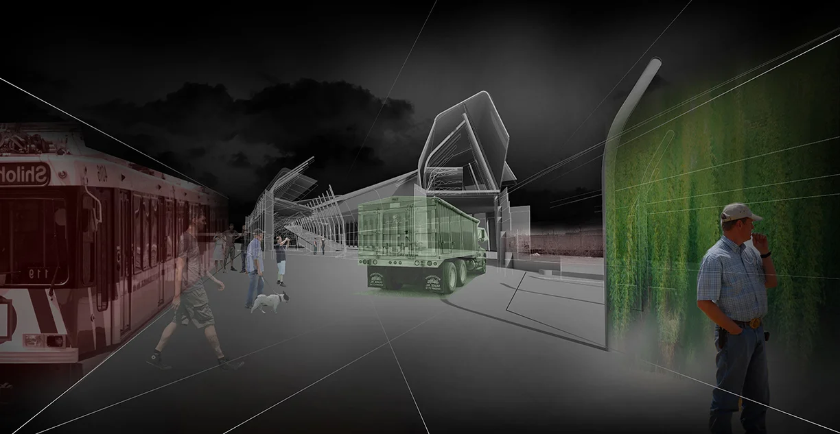  Between transportation and agriculture 