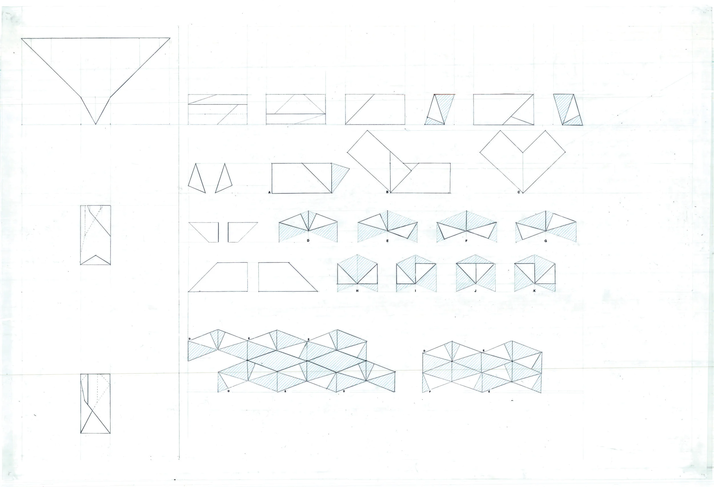  system organization drawing | graphite on mylar 