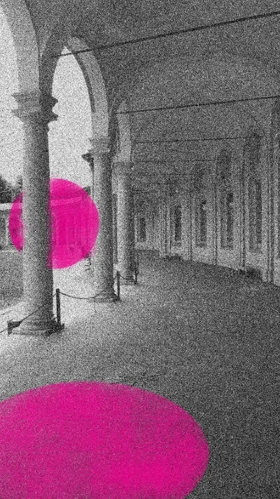  Geometric site explorations by inserting pure shapes and contrasting colors 