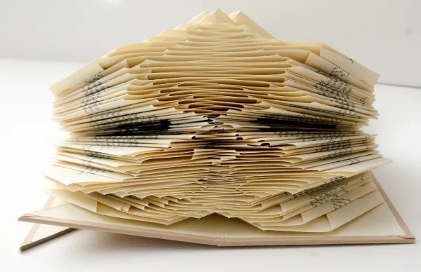  A book that was to be thrown away, can be read again as art. 