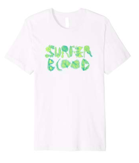 Surfer Blood 1000 Palms Plants T-Shirt (White)