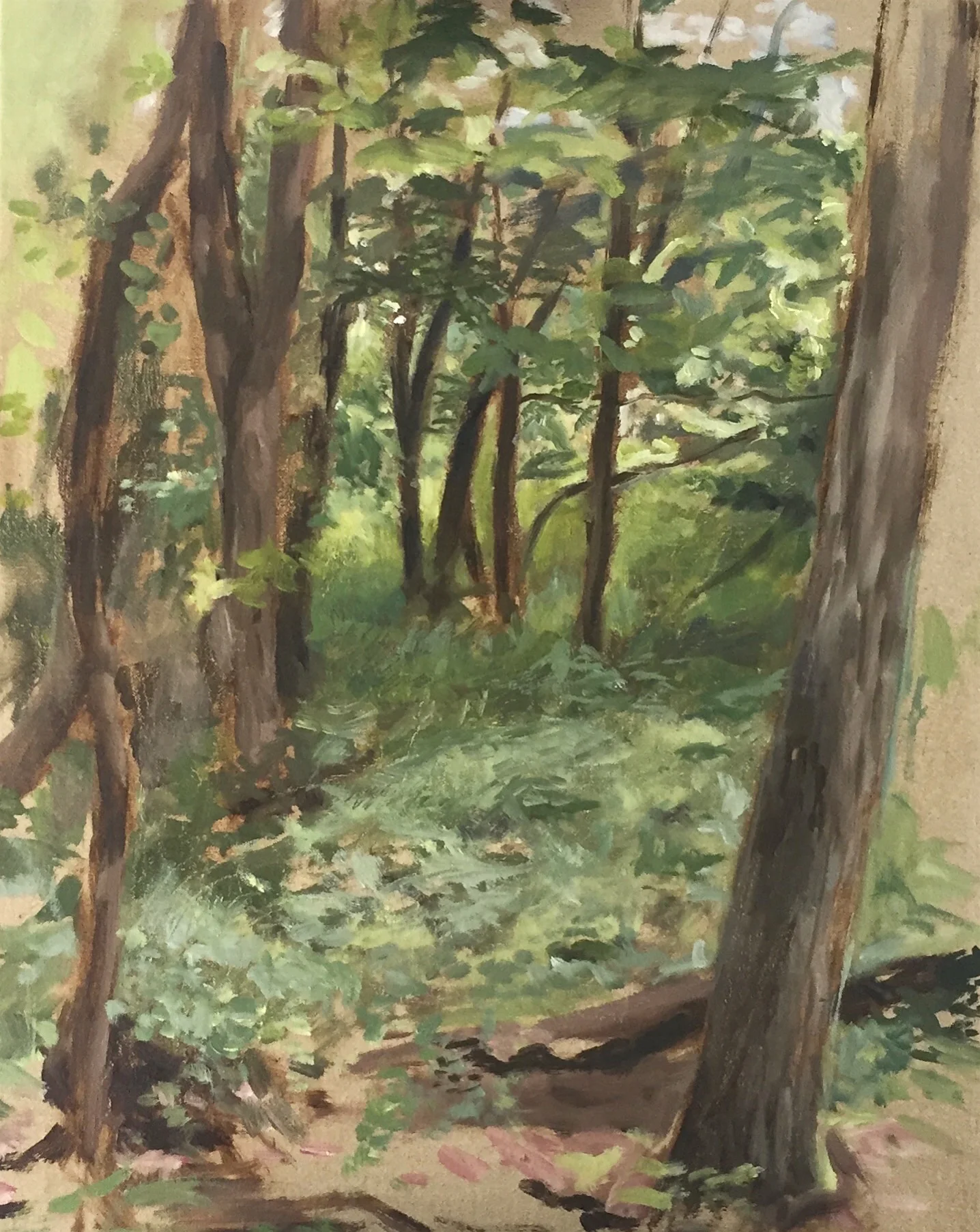 An Eye in the Wood, 2018, 16 x 12 inches