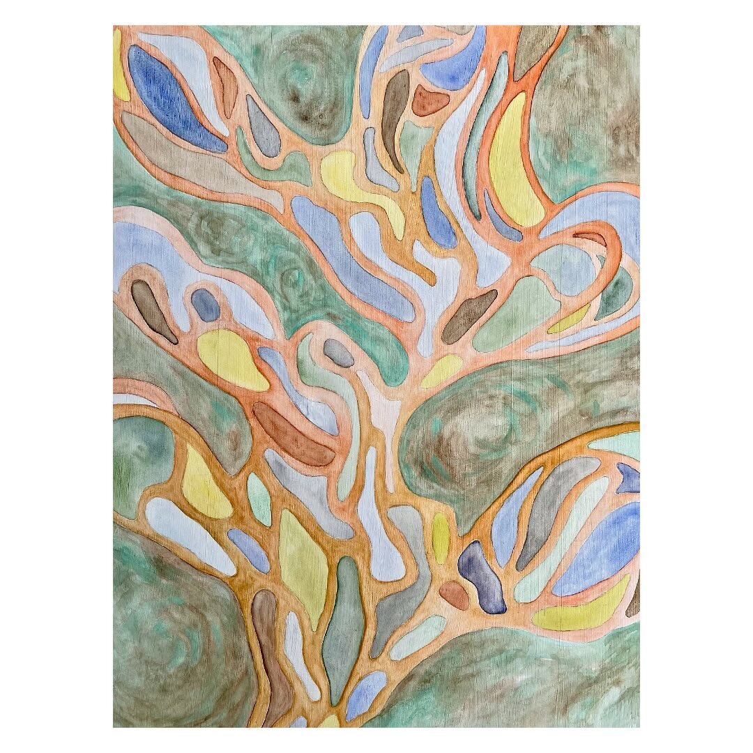 Ripple, 2024
watercolor on panel
20 x 16 inches