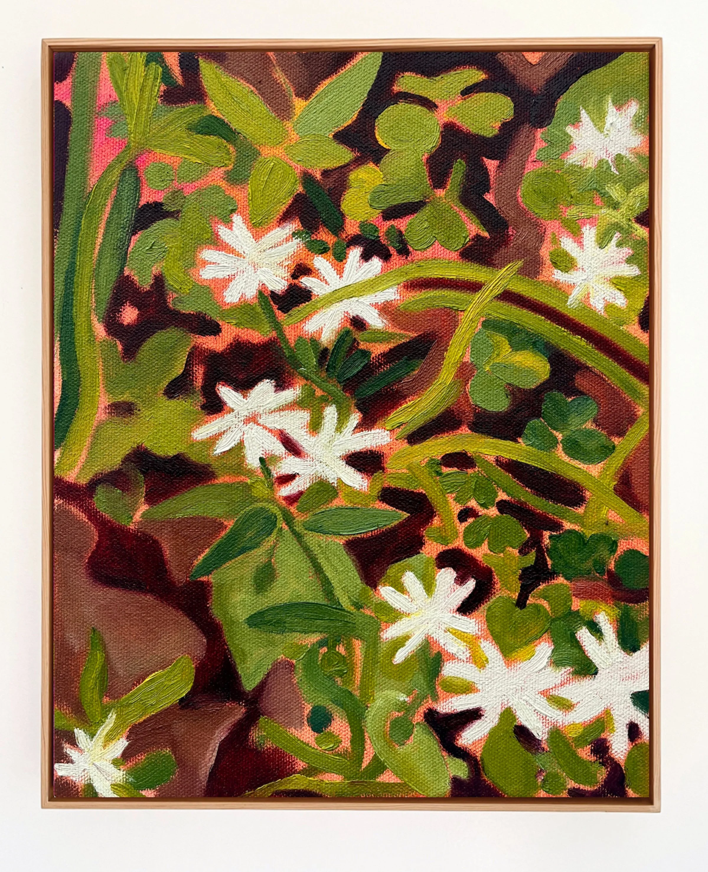 Aster 2, 2026 | acrylic and oil on canvas | 10 x 8 inches 