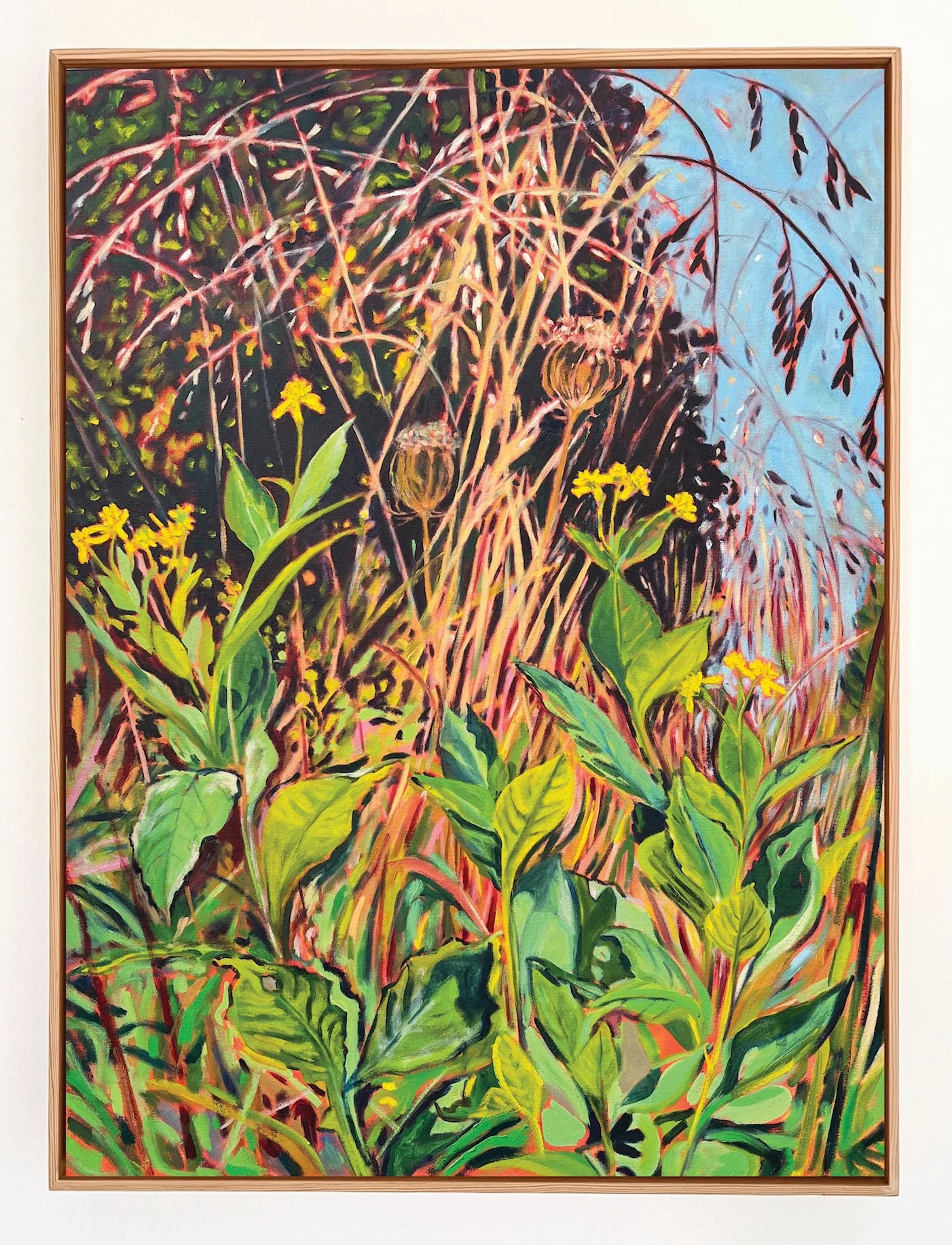 Seeds are Stars, 2026 | acrylic and oil on canvas | 40 x 30 inches