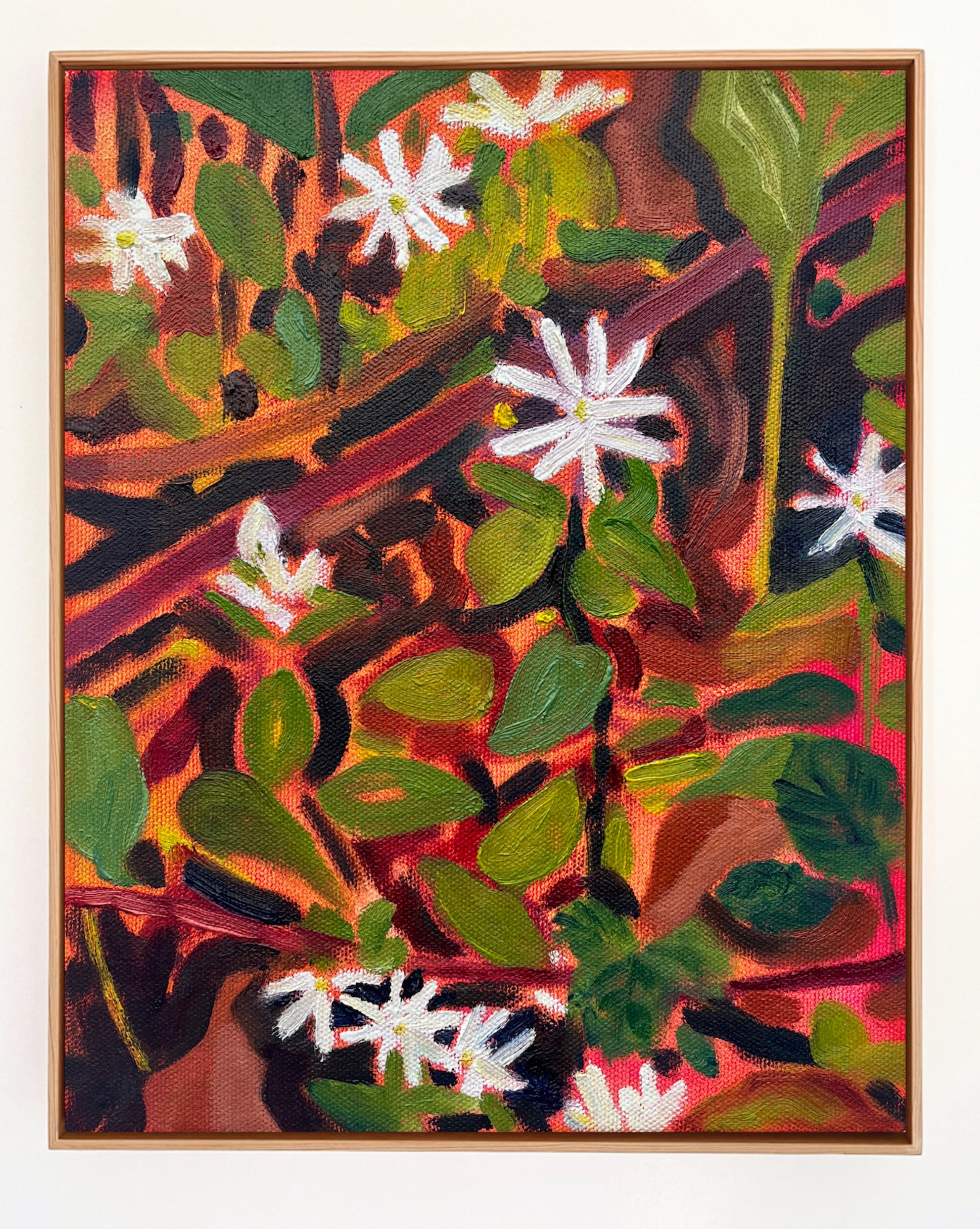 Aster 1, 2026 | acrylic and oil on canvas | 10 x 8 inches