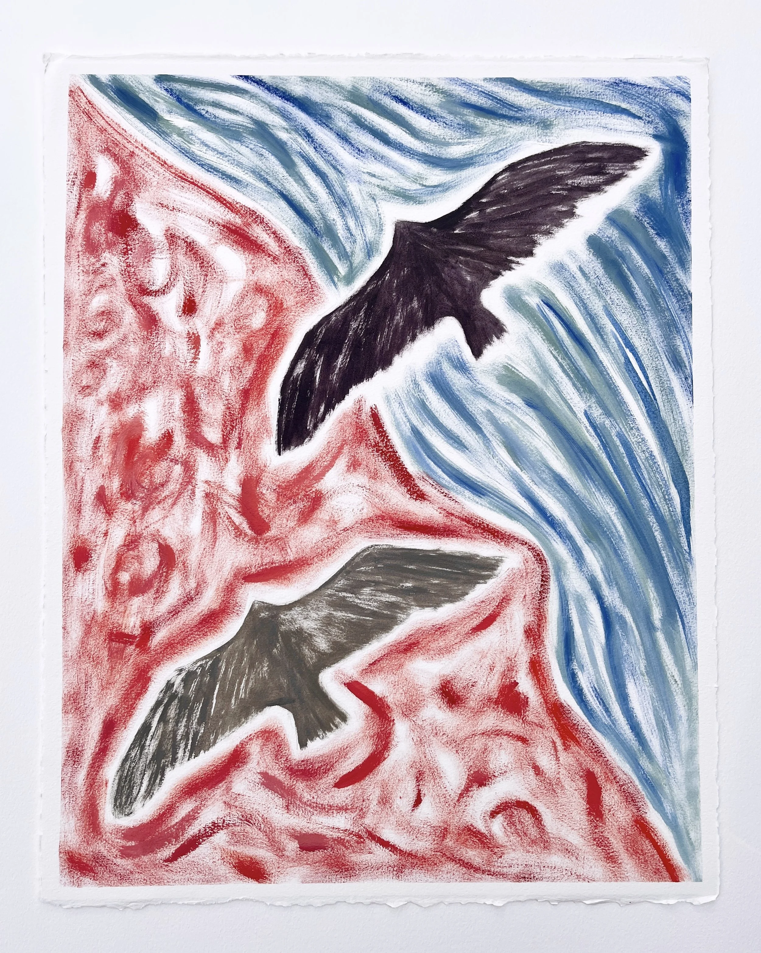 Sky Shadow, 2026 | oil on arches oil paper | 20 x 16 inches 