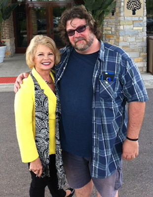 Kathy with director John Norton
