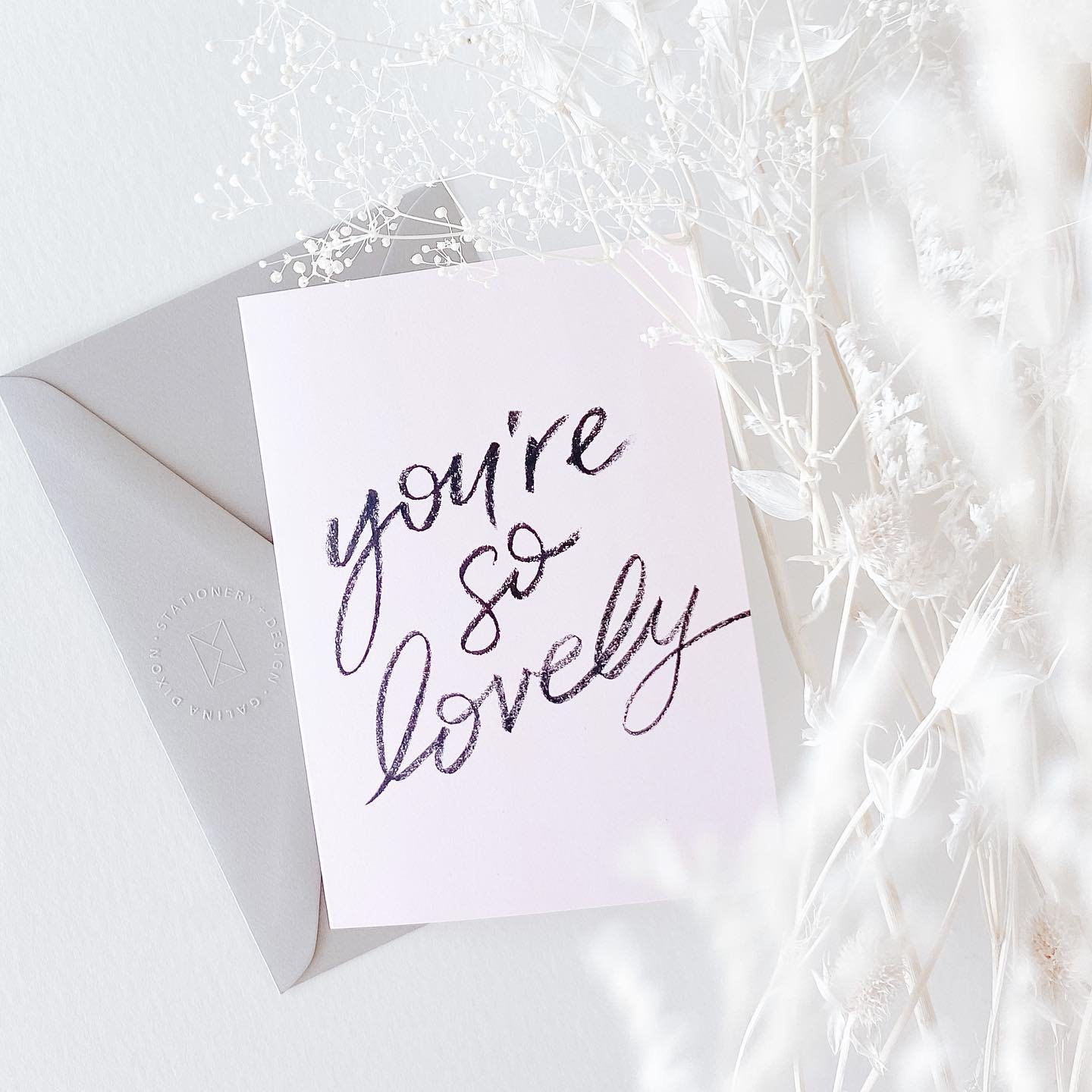 You&rsquo;re so lovely, yes you are! 🤍 
Just a little note to say thank you, to all of my lovely customers, retailers and followers. I launched this brand in January 2017, after 10+ years in corporate design and advertising&hellip; because I love pa
