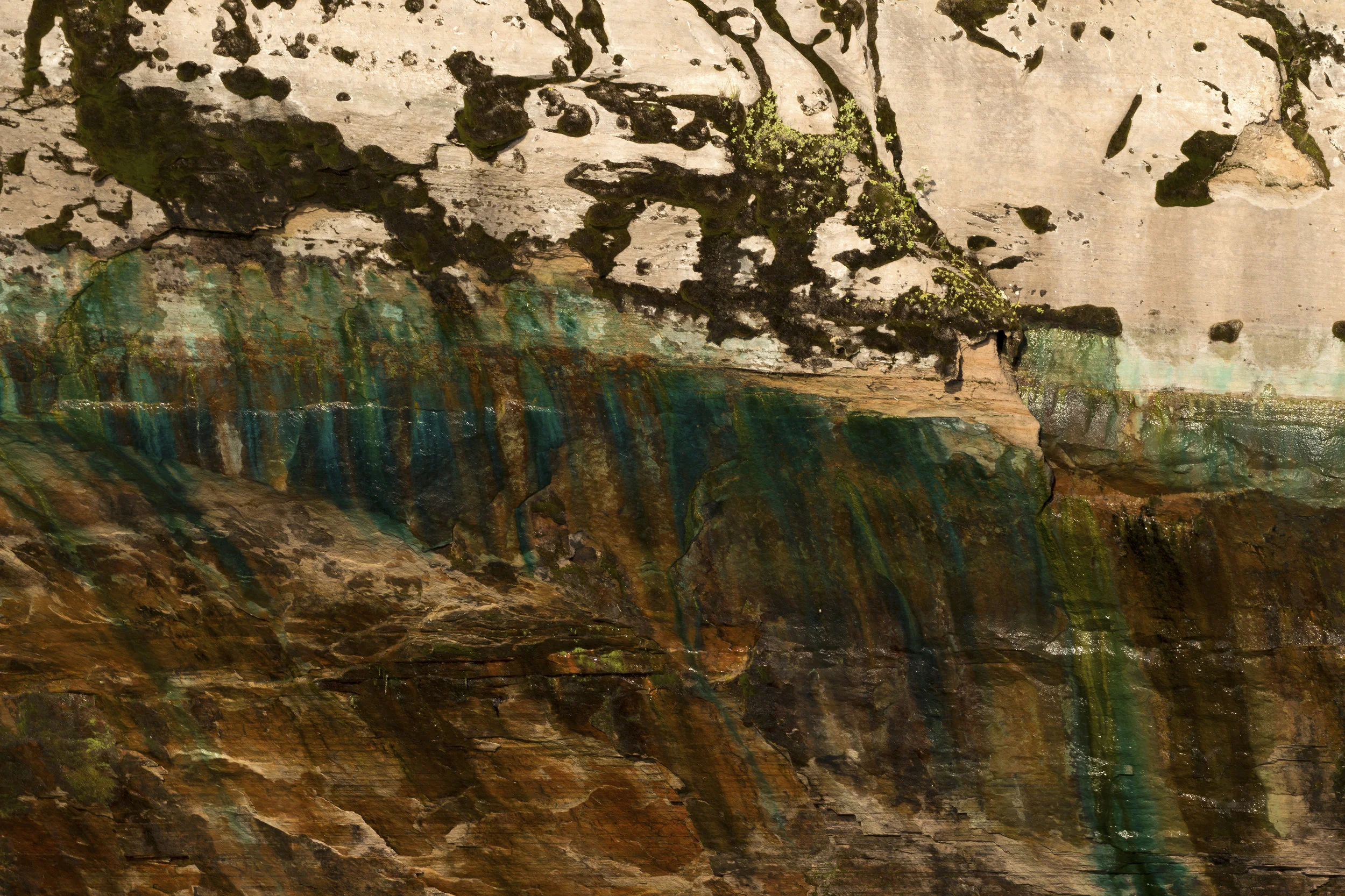 Abstract Rock Face