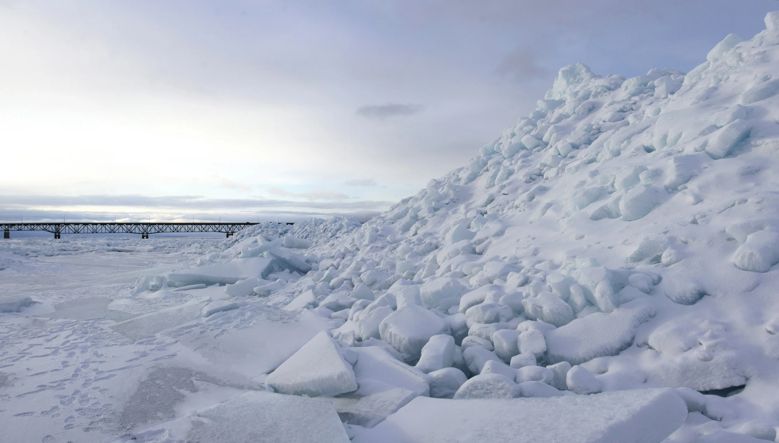 Blue Ice Pile