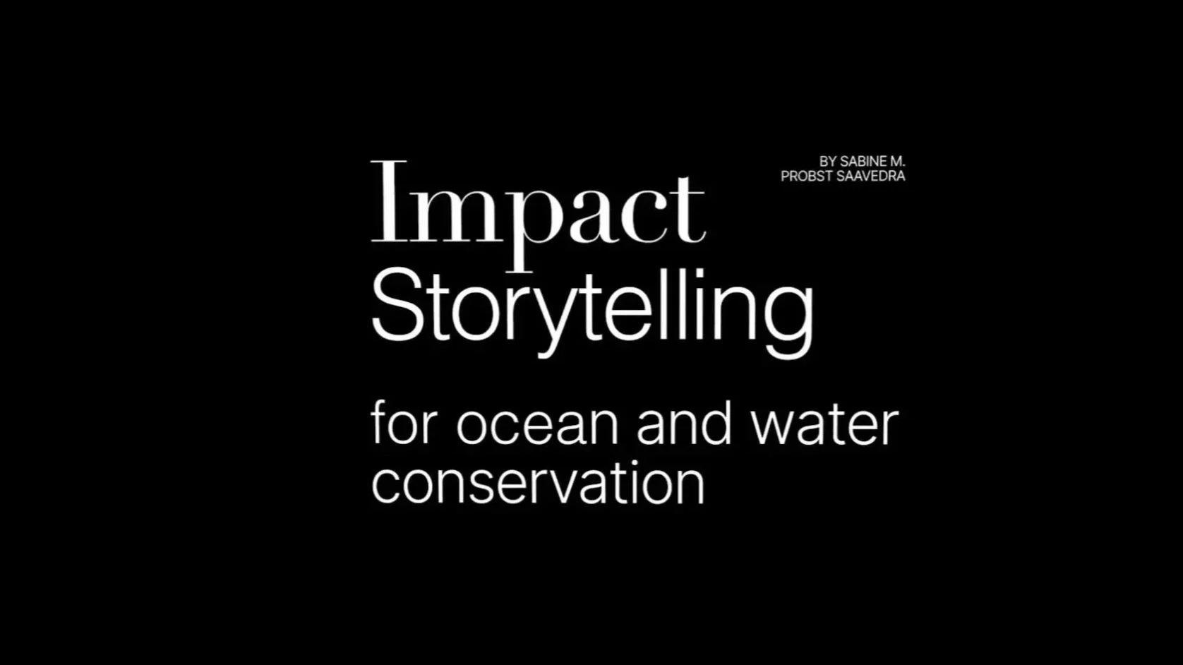 Impact Storytelling Podcast: Storytelling for People and the Natural World with Grace Eggleston