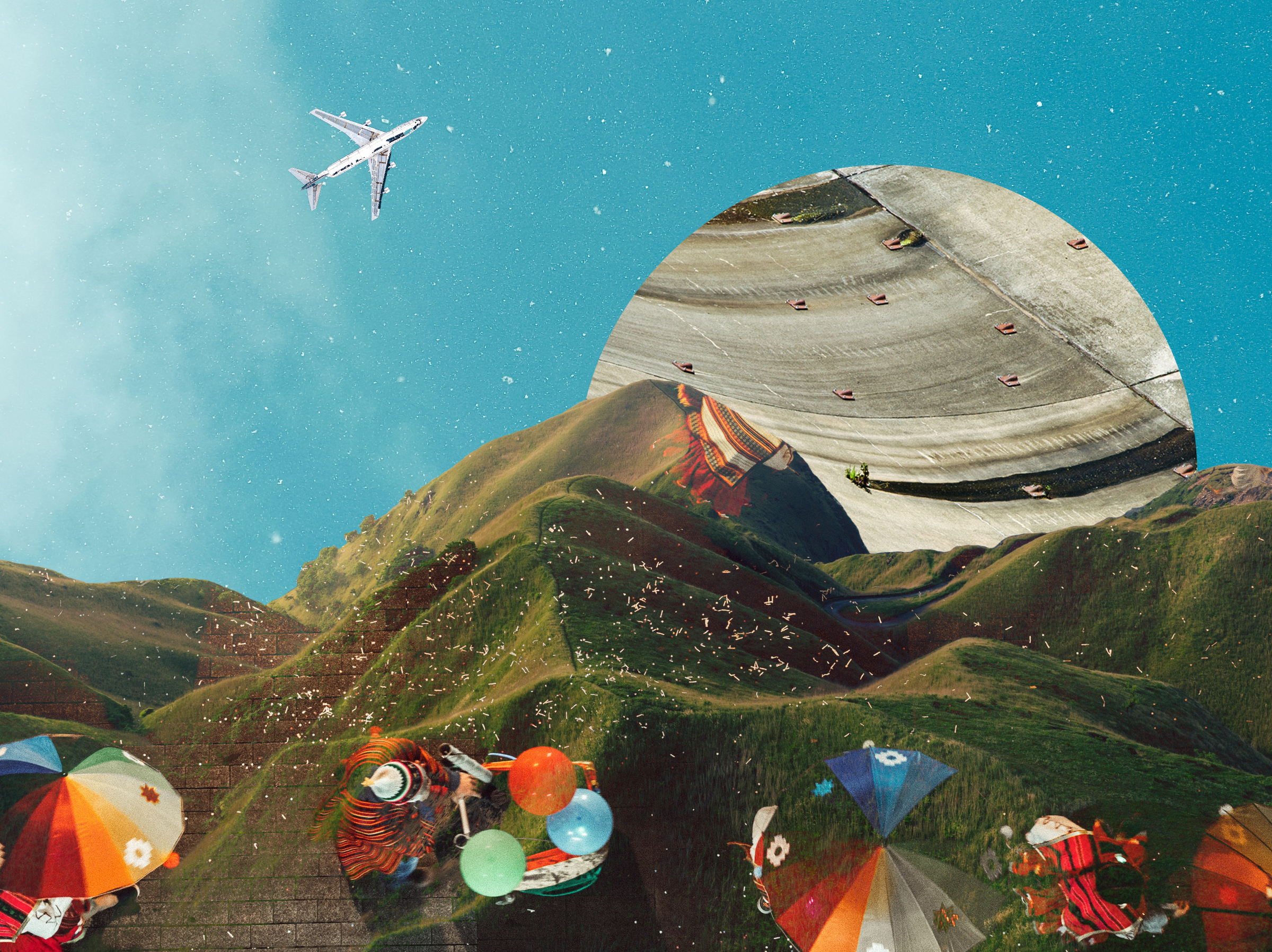 Digital Collage piece by Brianda Lopez