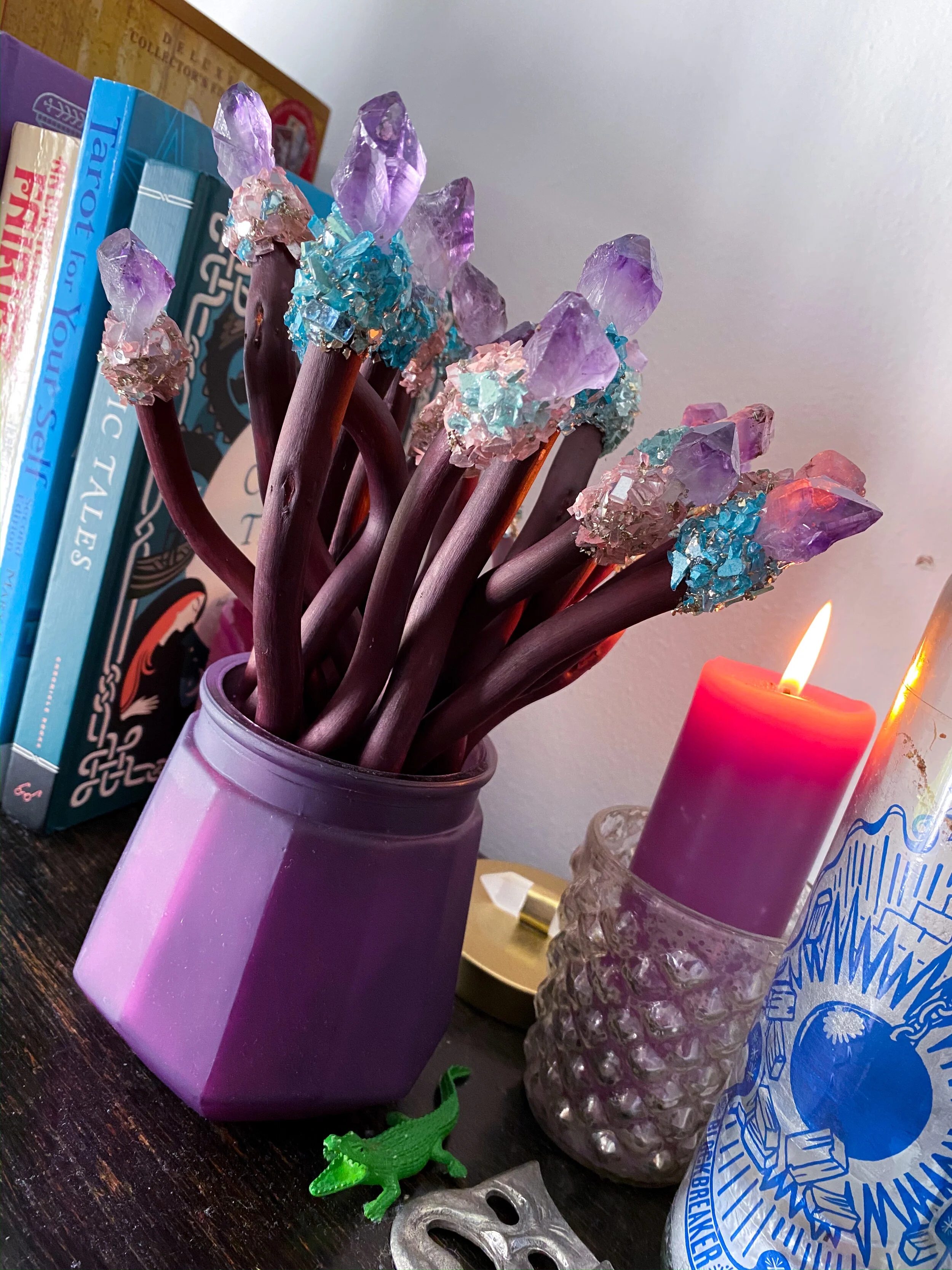 Mini-Ghoststick Crystal Wand