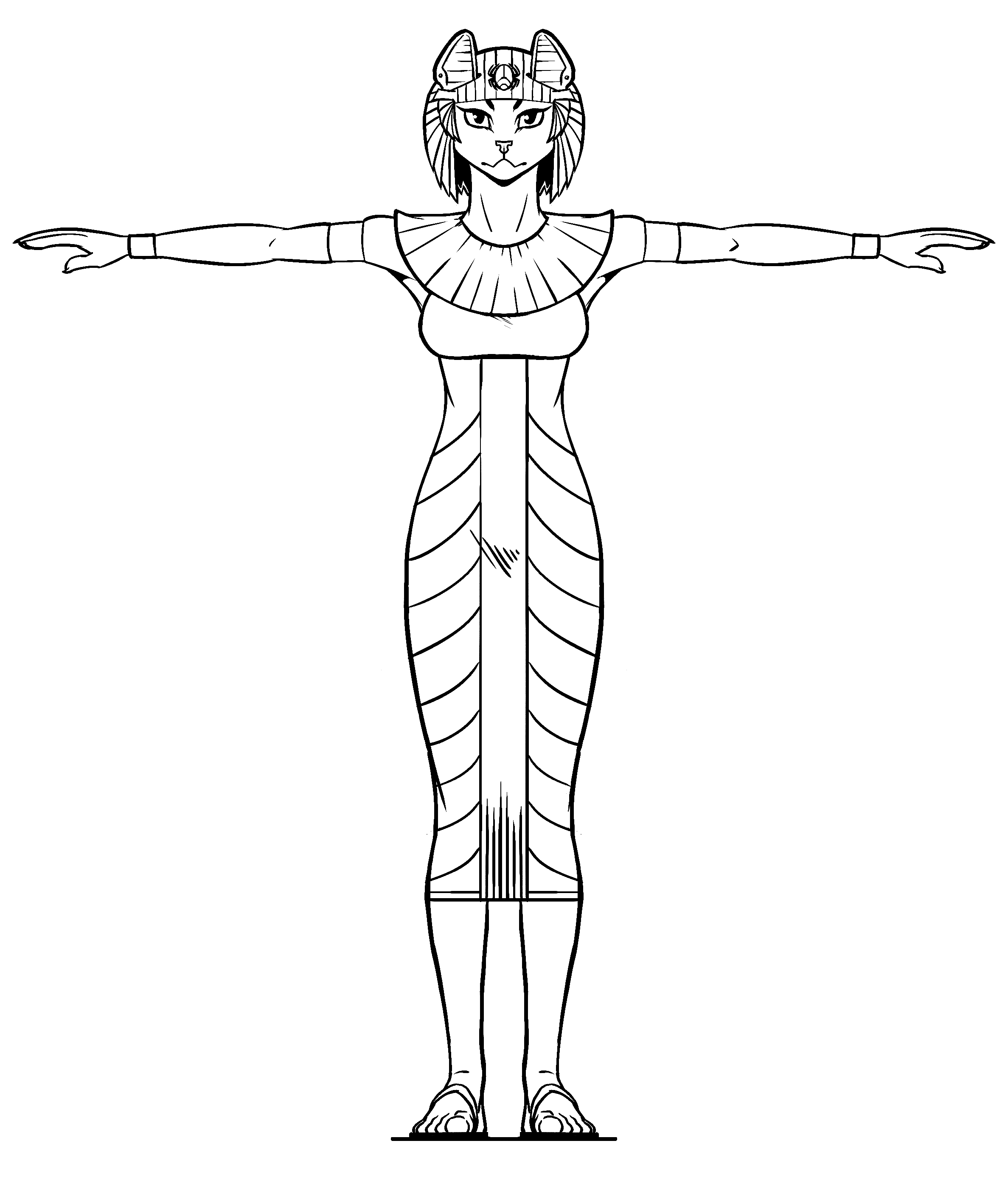 anubis bastet turnaround bastet formal 01.gif