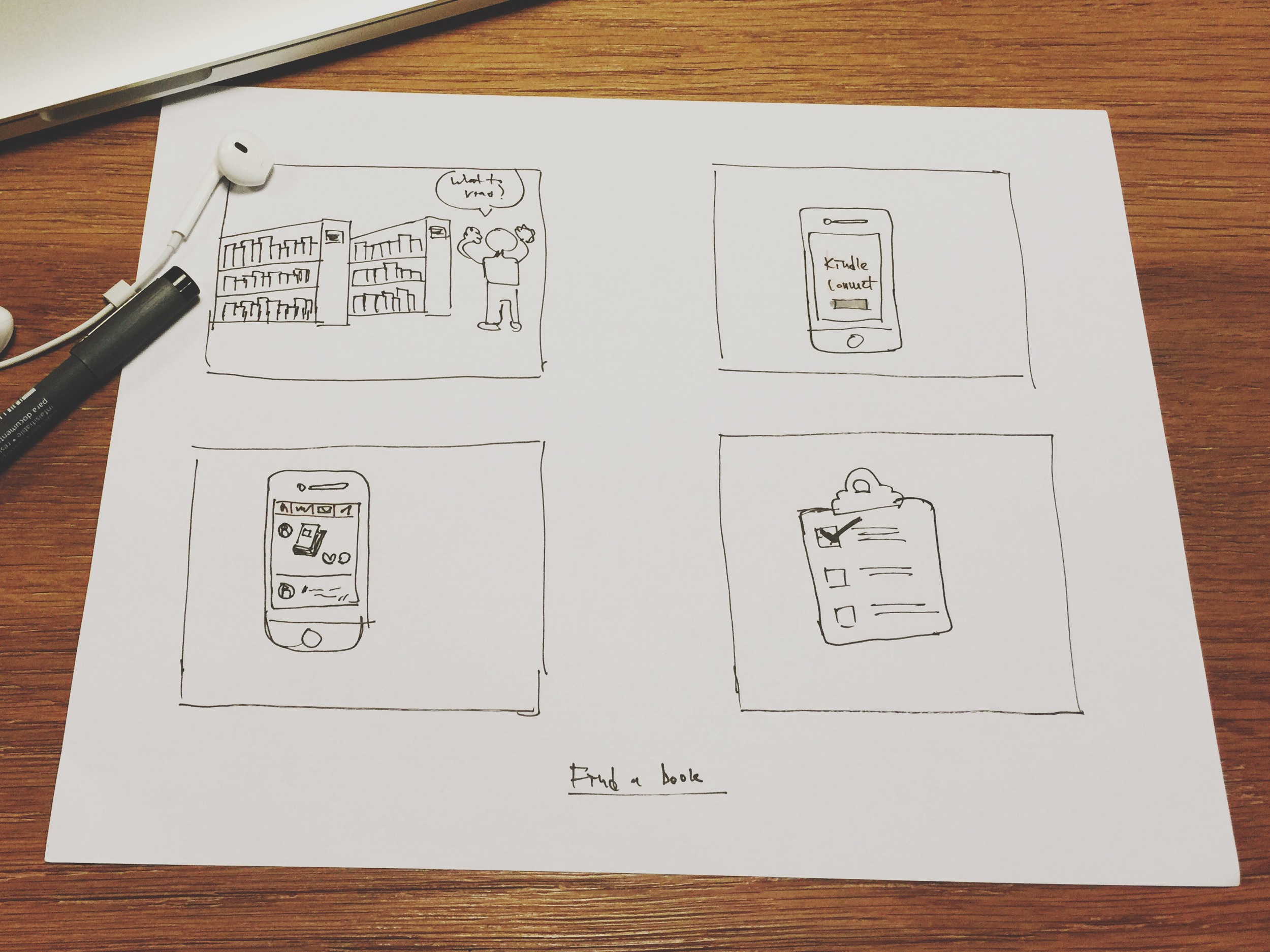 Storyboard // Find a book