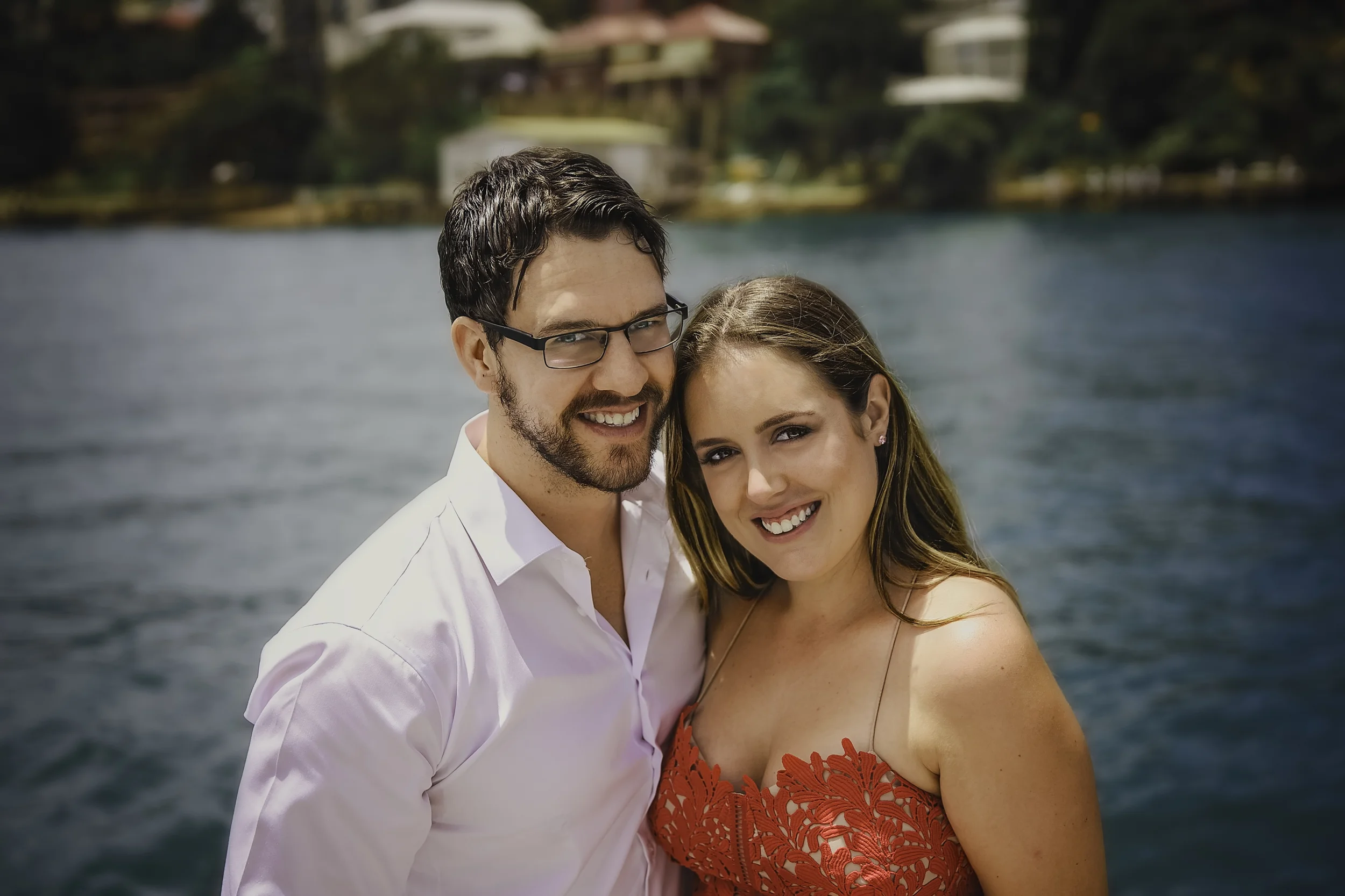 And the're now husband and wife. 