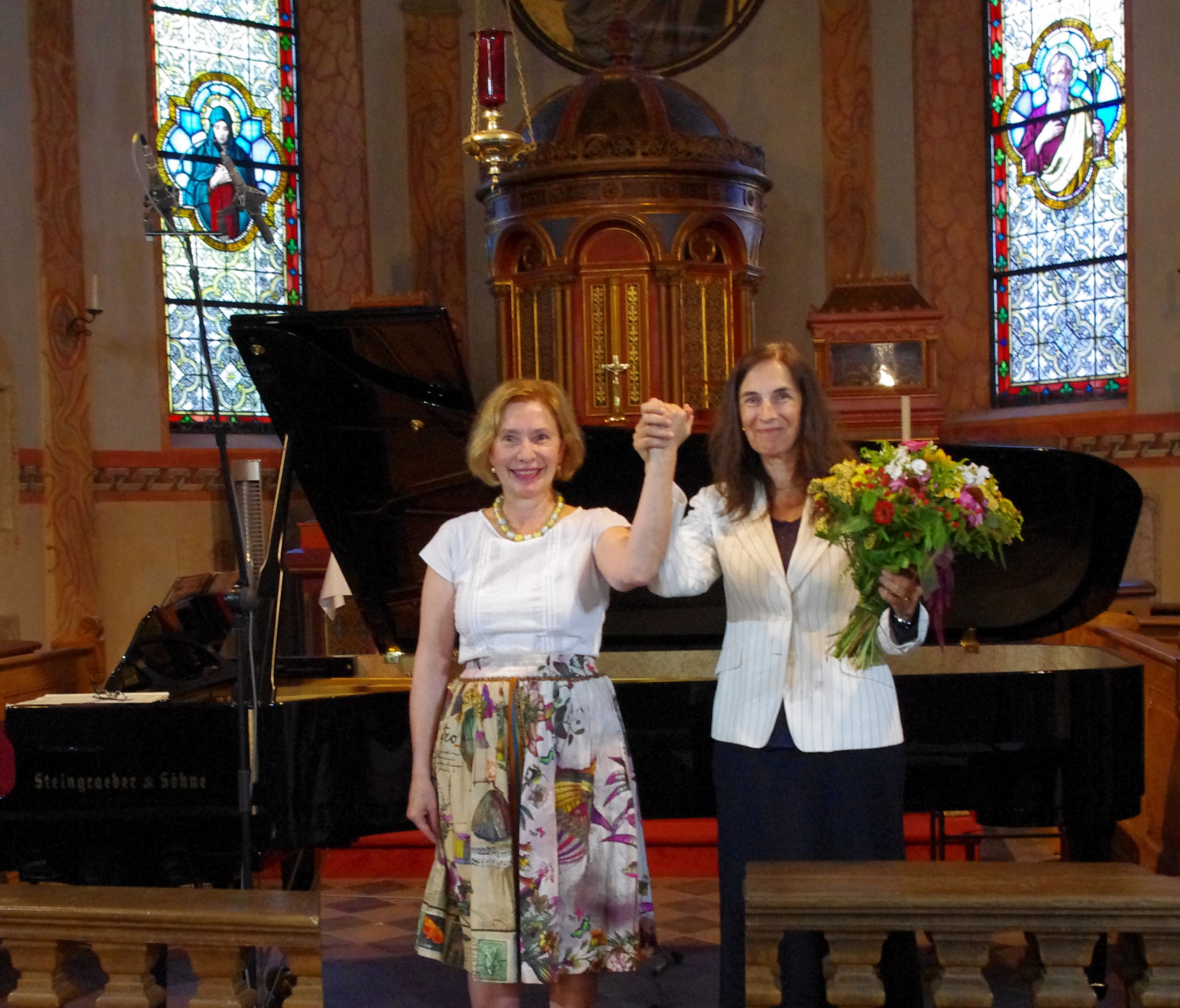 Margarita Höhenrieder und Françoise Choveaux Foto: Monika Dittmar