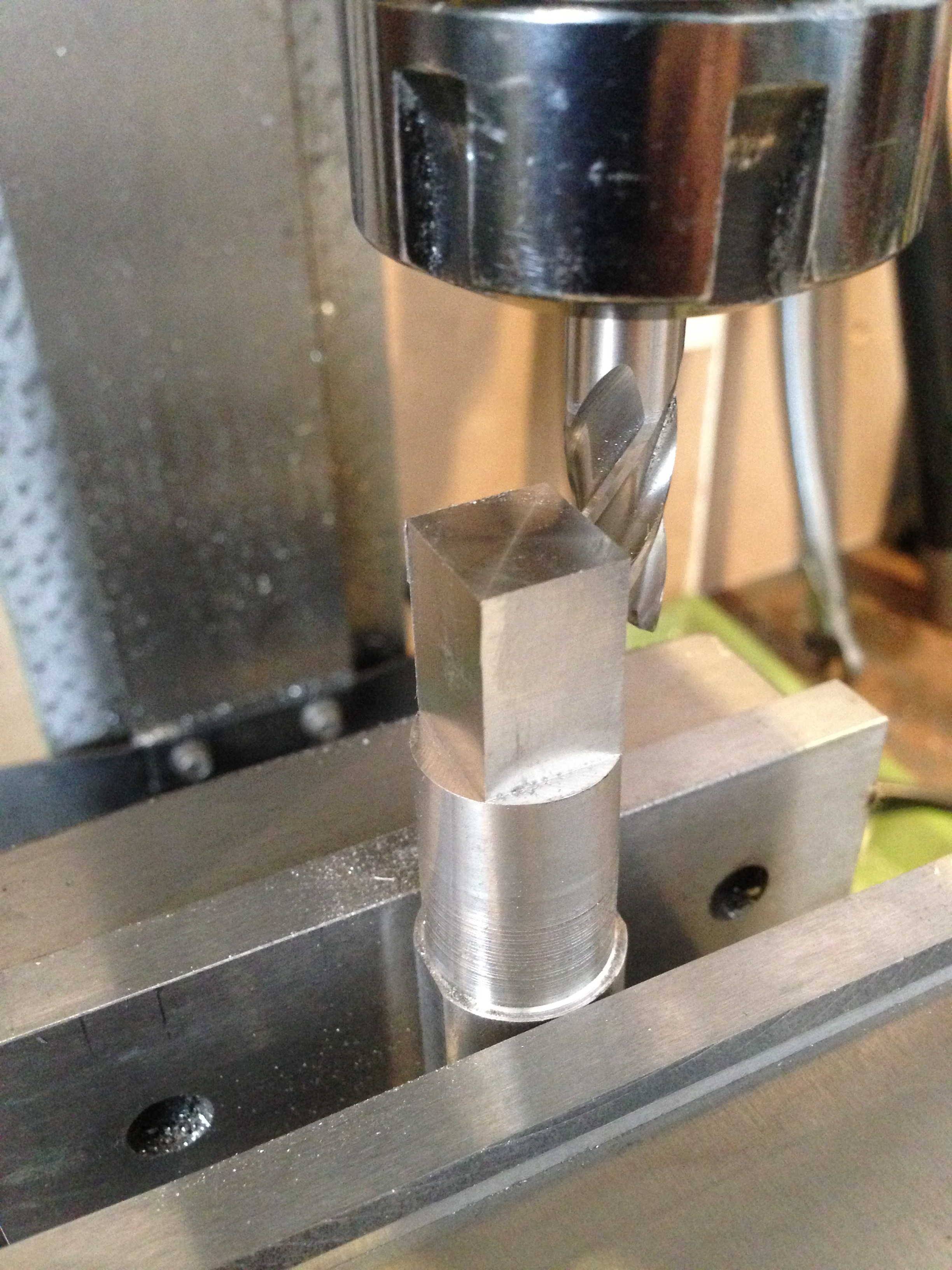 Hand machining of the miniature camera