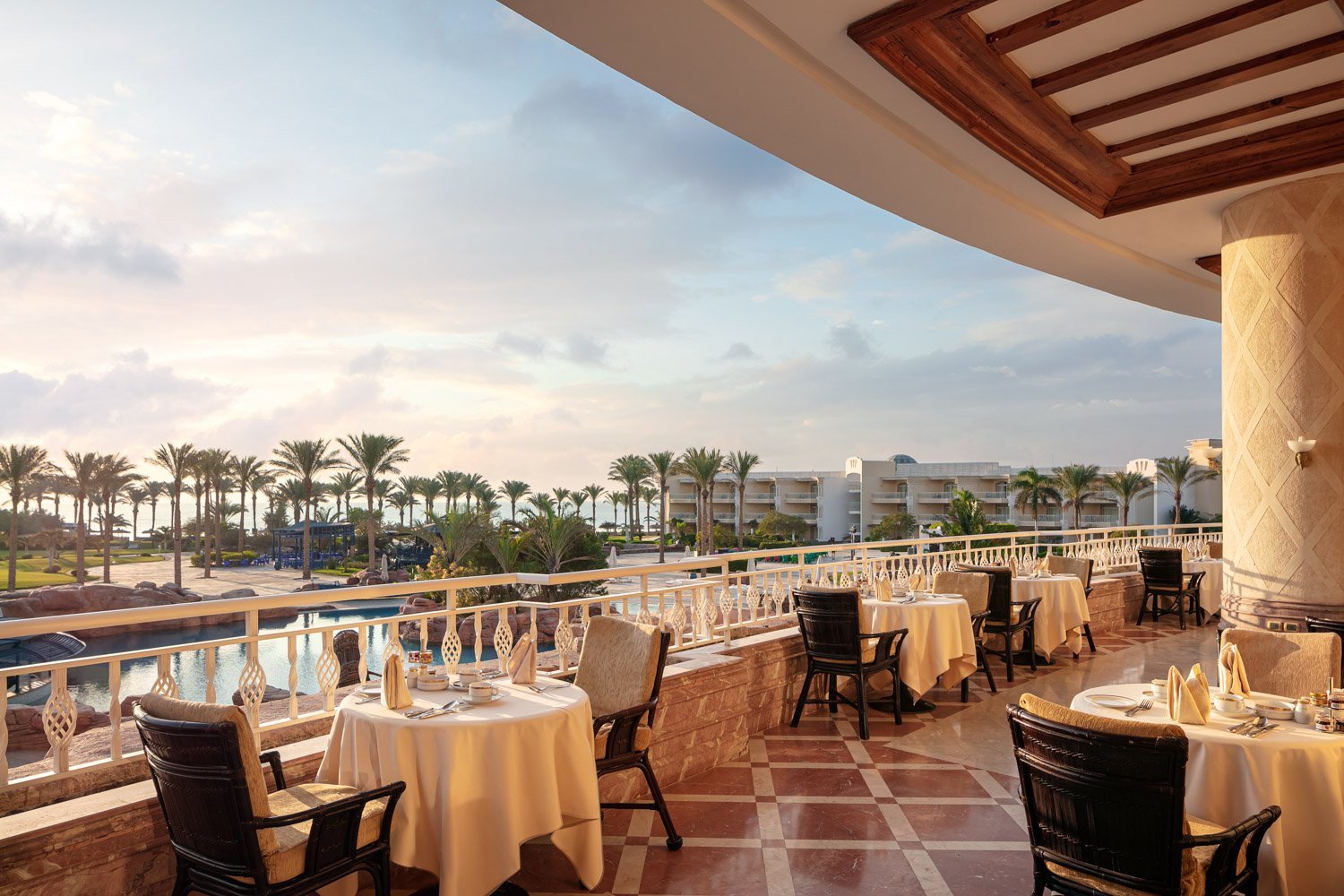 Palm Royale Soma Bay Egypt - Private Terrace