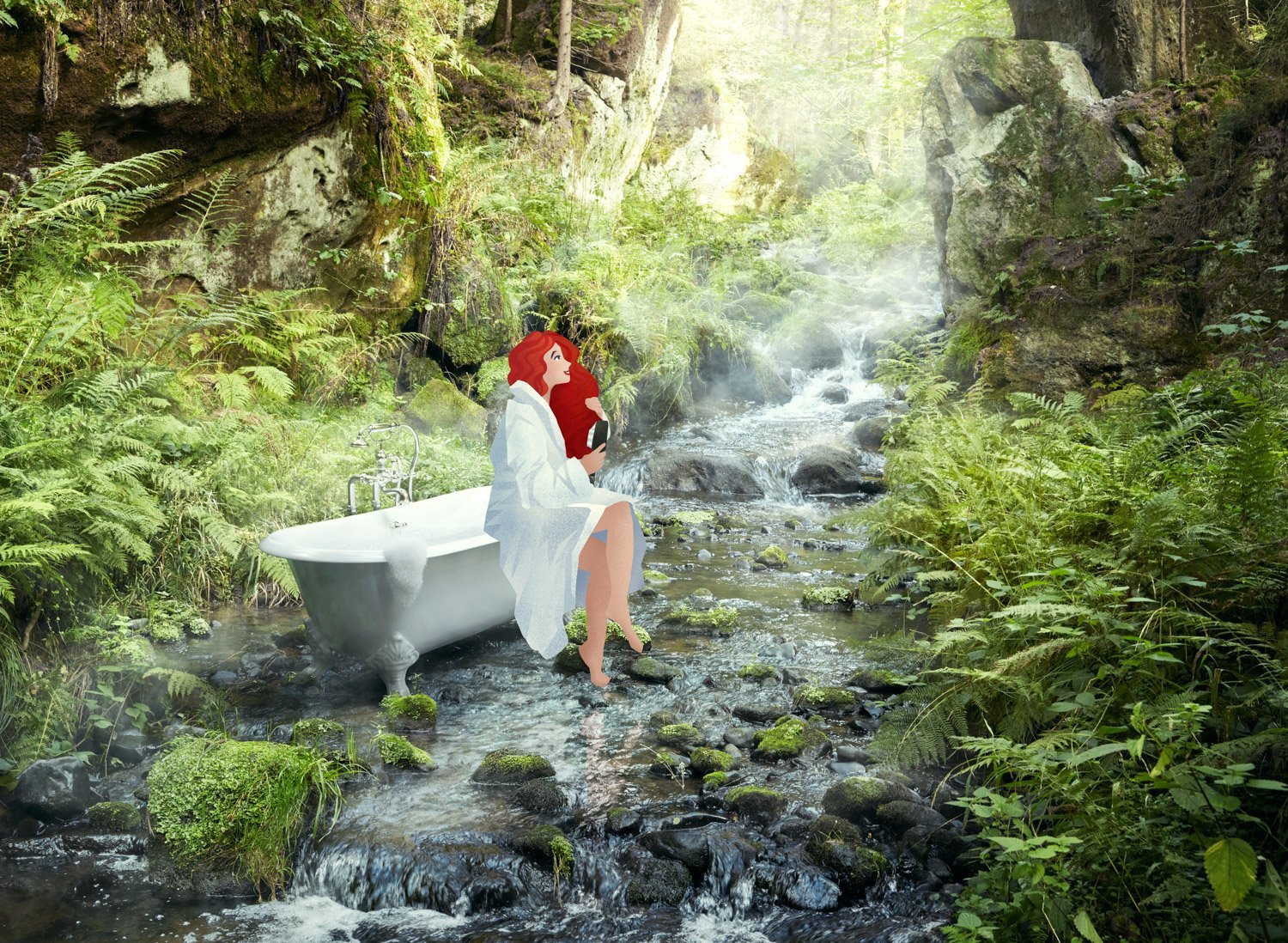 advertising photography of wellness in the forest in Ceske Svycarsko - campagne for bomenia switzerland, cooperation with adela stopka Lifestyle_JiriLizler_Hospitality Photographer.jpg