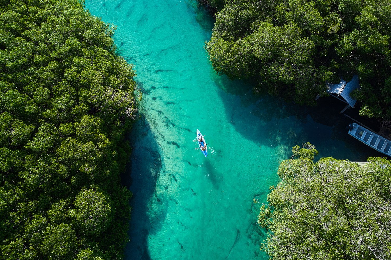 Dron aerial photography of kayak - Photo for Terra Chula Resort in Roatan, Honduras_JiriLizler_Hospitality Photographer.jpg